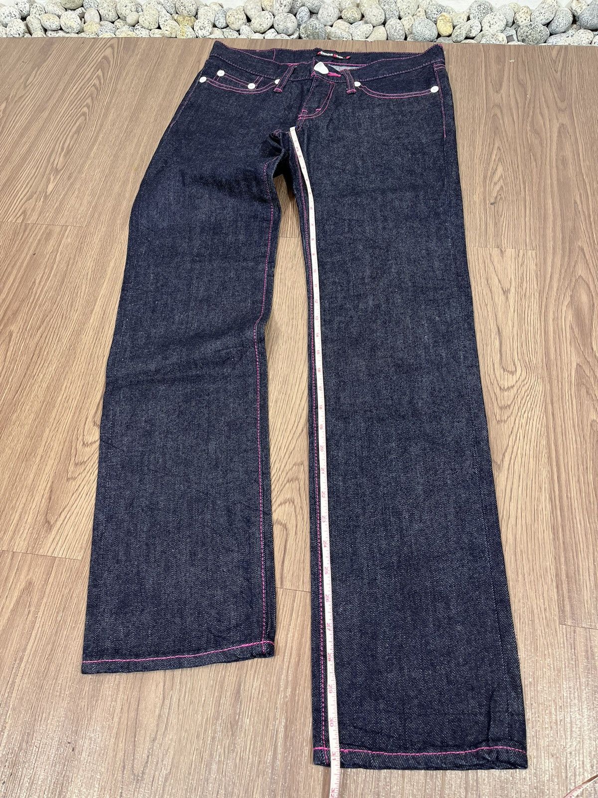 atmos Atmos Girl Pink Stitch Indigo Denim Size US 30 / EU 46 - 16 Thumbnail