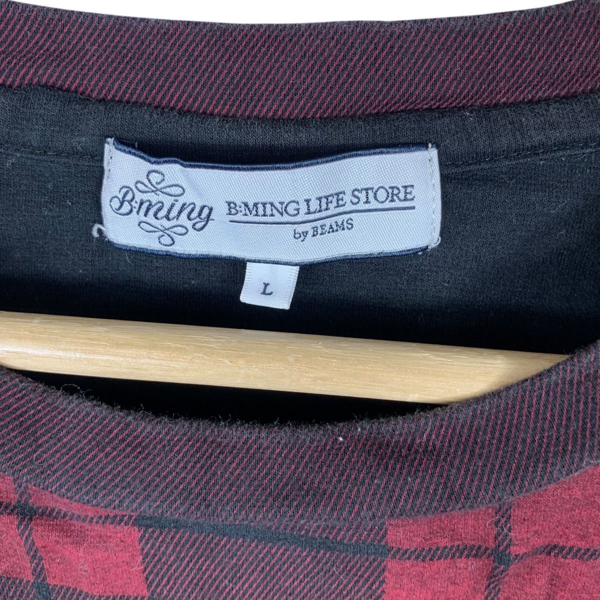 Beams Plus BEAMS PLUS B:MING LIFE Store Collection Tartan Tee Shirt Top Size L / US 10 / IT 46 - 6 Thumbnail