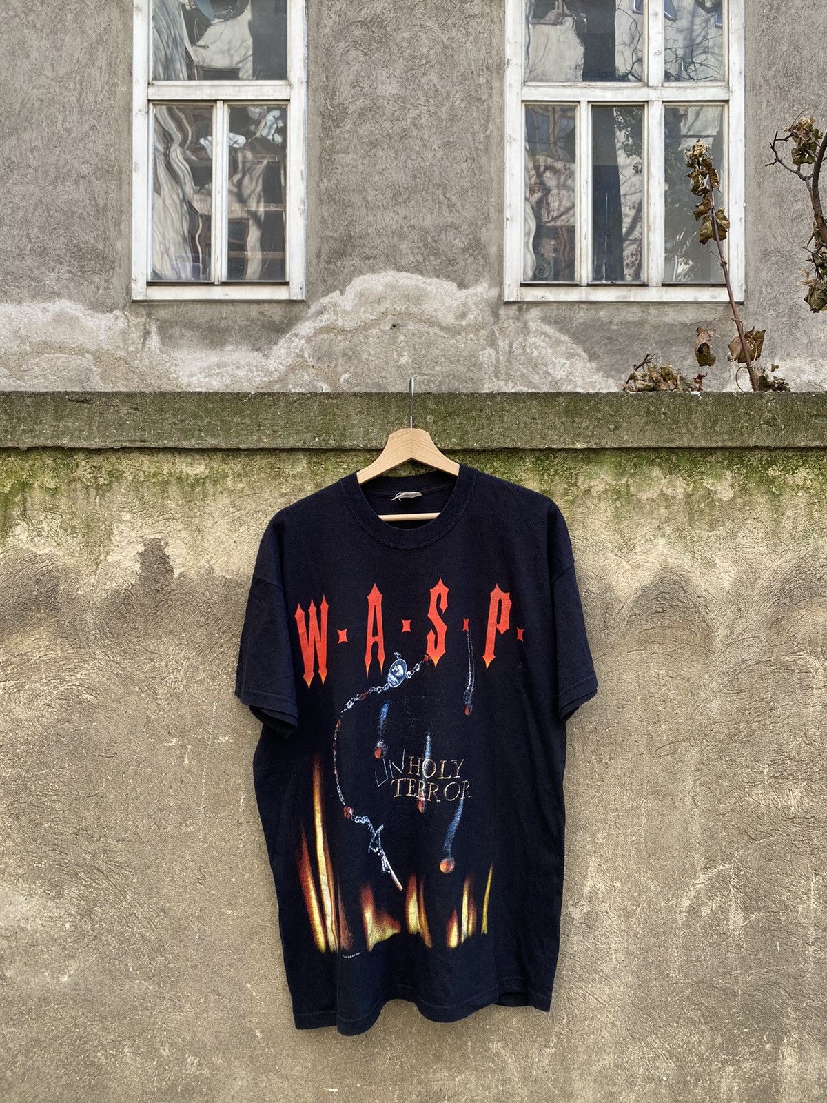 Band Tees × Vintage Vintage 2001 WASP Unholy Terror T-Shirt Size US XL / EU 56 / 4 - 1 Thumbnail