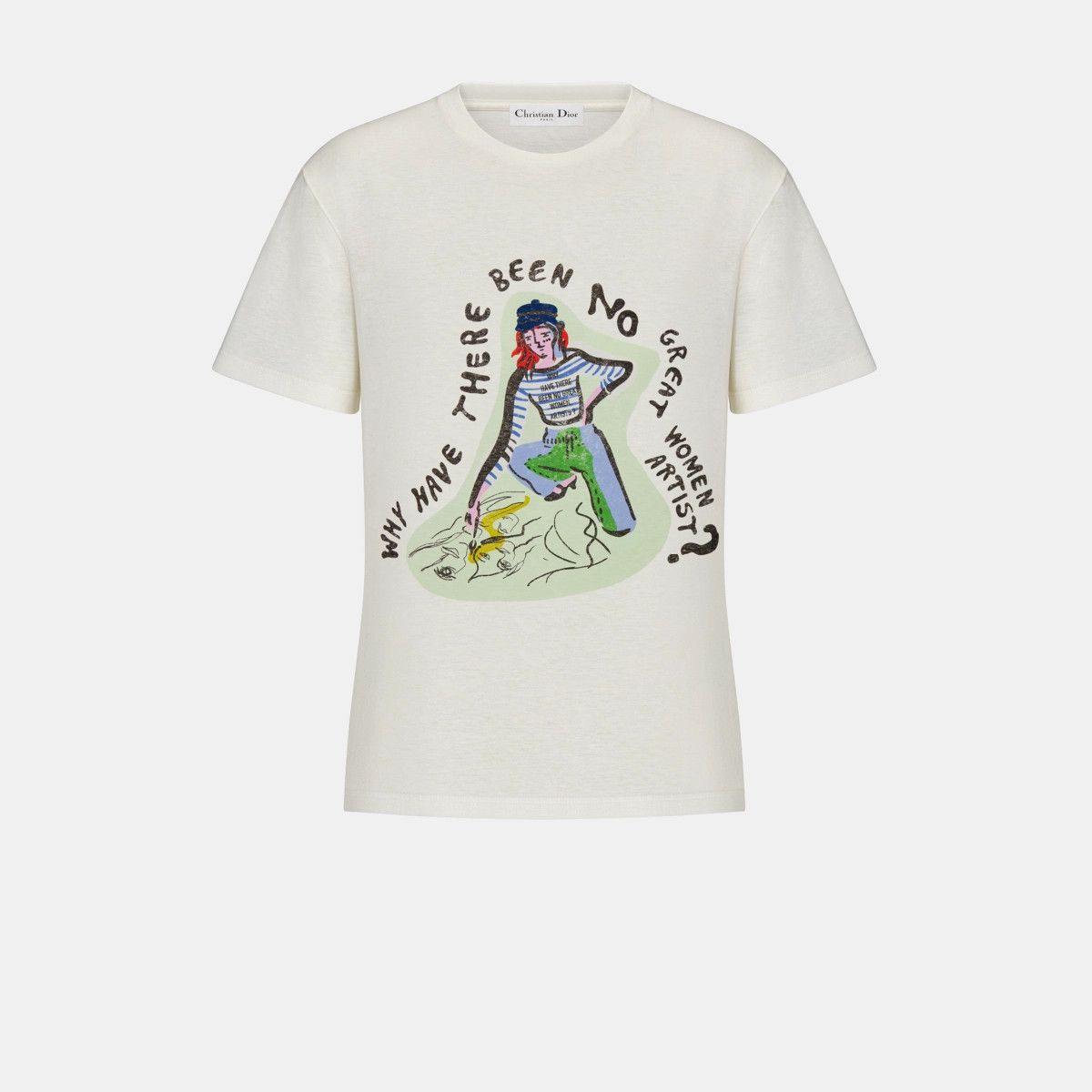 Dior o1bcso1str0225 Great Women Artists?' T-Shirt in Ecru Size L / US 10 / IT 46 - 1 Thumbnail