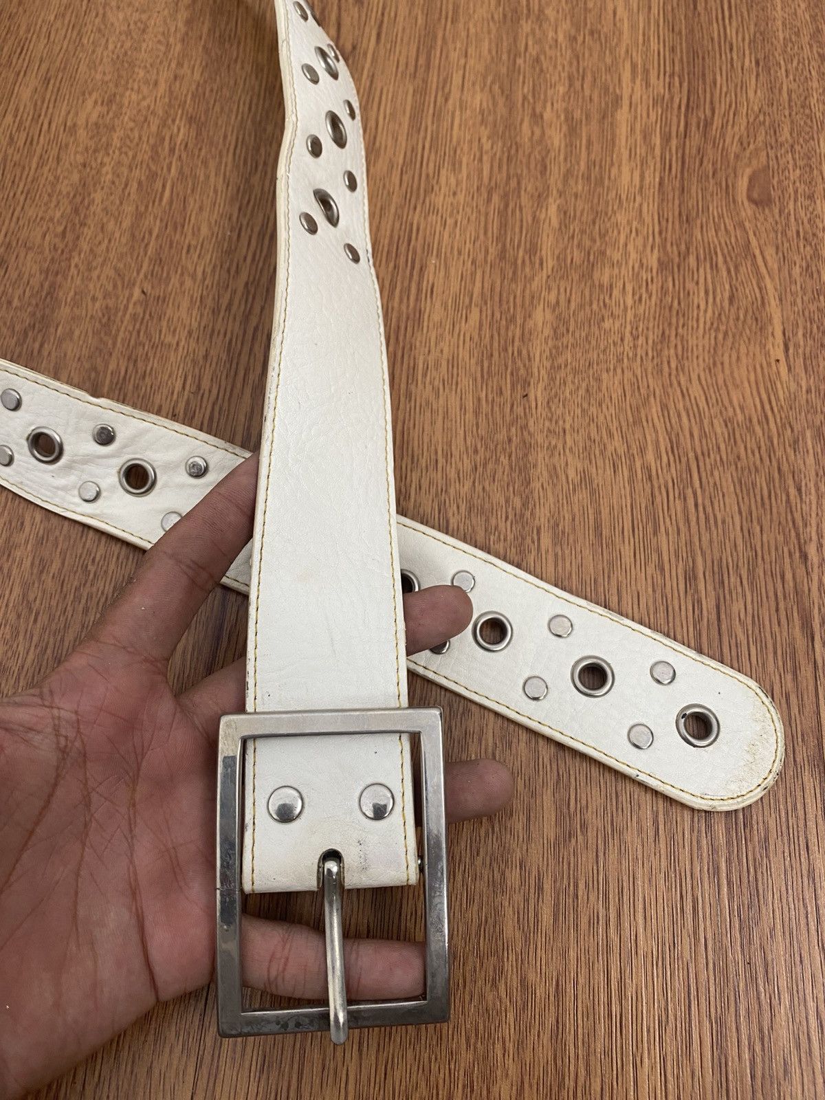 If Six Was Nine × Japanese Brand × Le Grande Bleu (L.G.B.) Ringer studded belt Size ONE SIZE - 2 Thumbnail