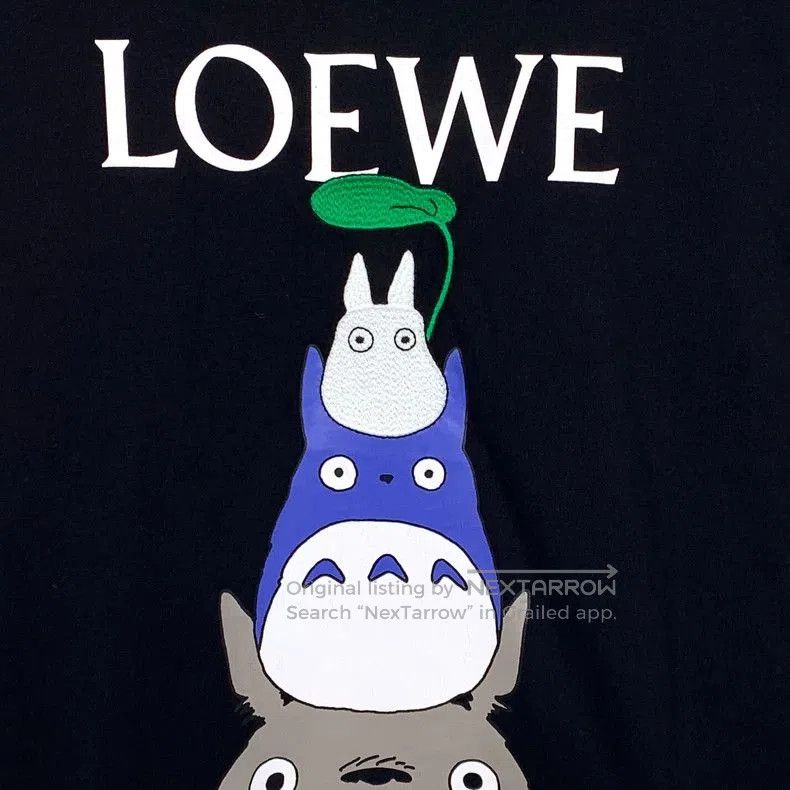 Loewe Loewe x Totoro Graphic Cotton T-Shirt. Size US M / EU 48-50 / 2 - 4 Thumbnail