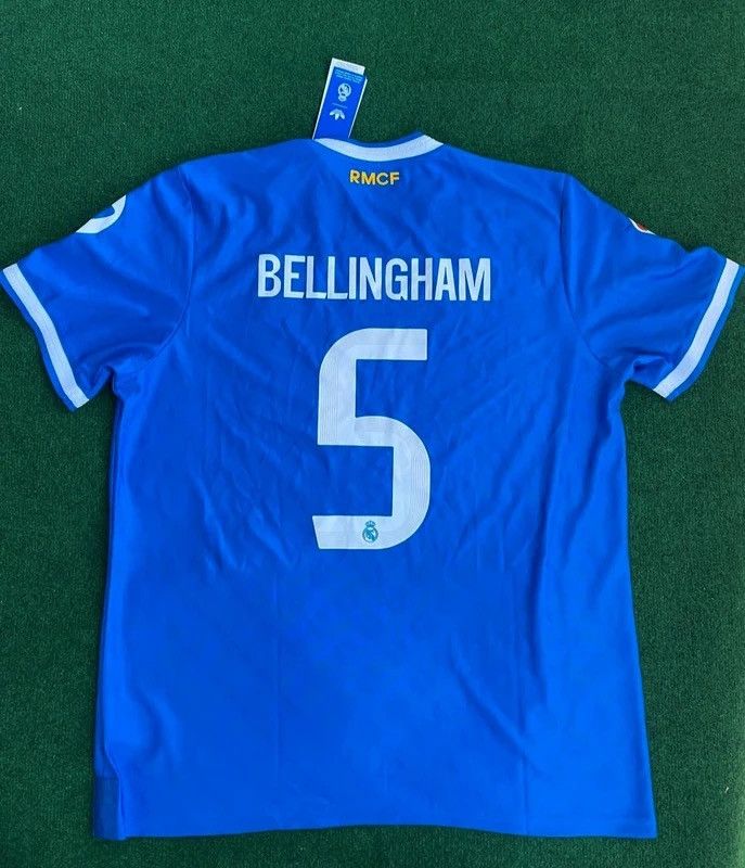 Adidas Adidas Real Madrid 25/26 Bellingham Authentic Third Jersey Size US XL / EU 56 / 4 - 2 Thumbnail
