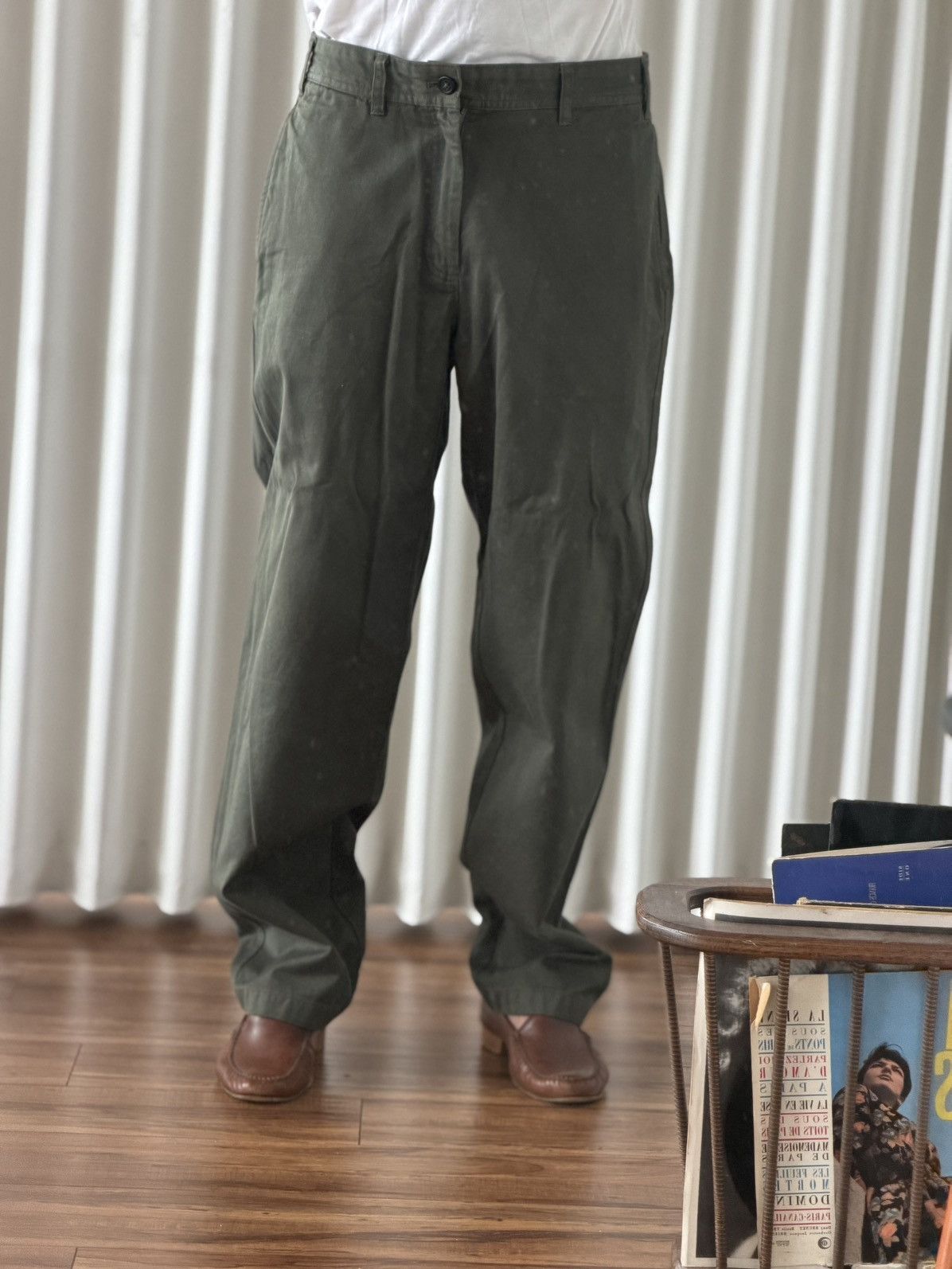 Aime Leon Dore Aimé Leon Dore Olive Trousers (Waist 33) Size US 33 - 1 Thumbnail