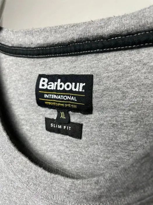 Barbour Barbour international T-shirt band tees size XL grey vintag Size US XL / EU 56 / 4 - 3 Thumbnail