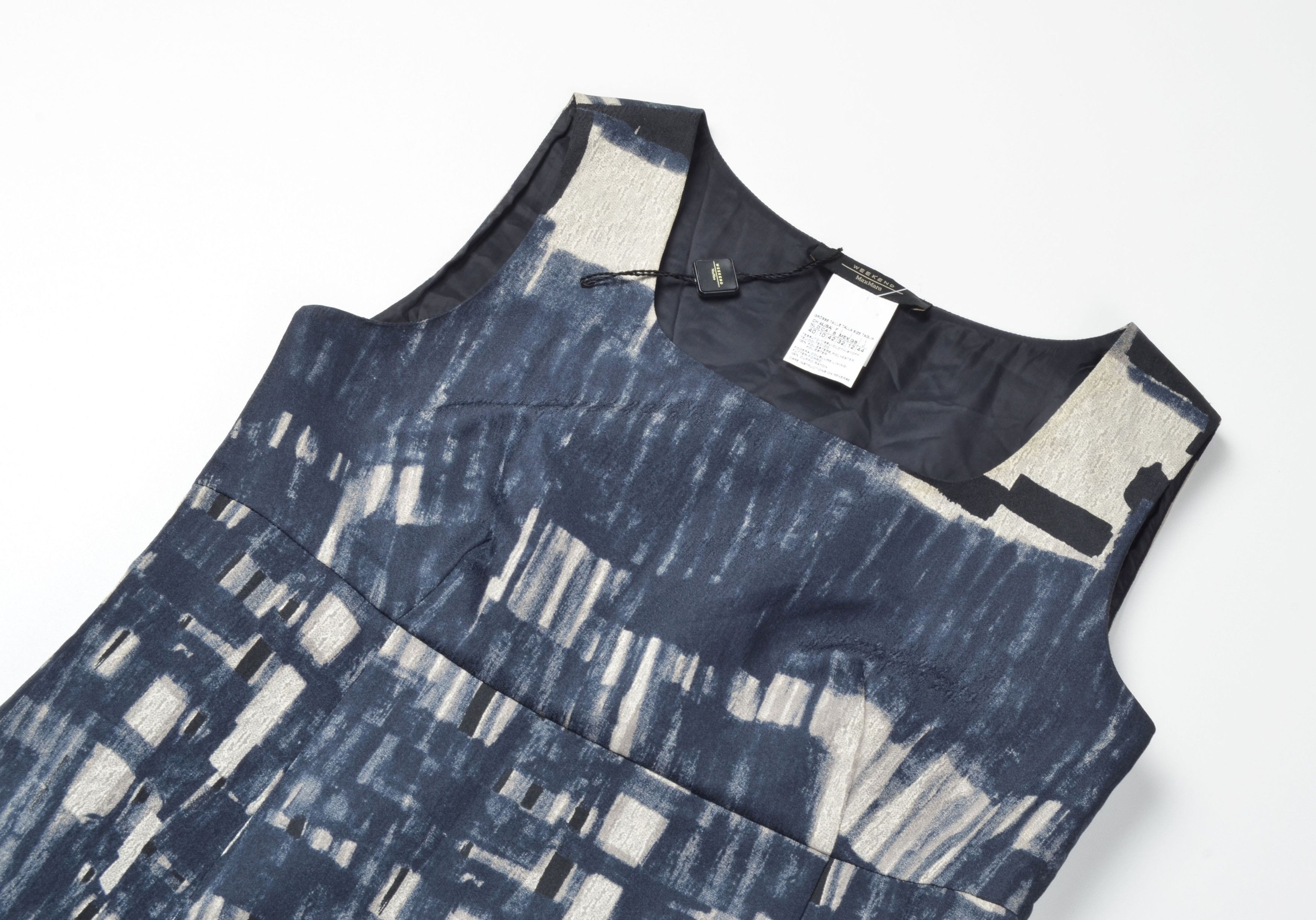 Weekend Max Mara Weekend Max Mara Abstract Print Sleeveless Fit & Flare Dress Size L / US 10 / IT 46 - 2 Thumbnail
