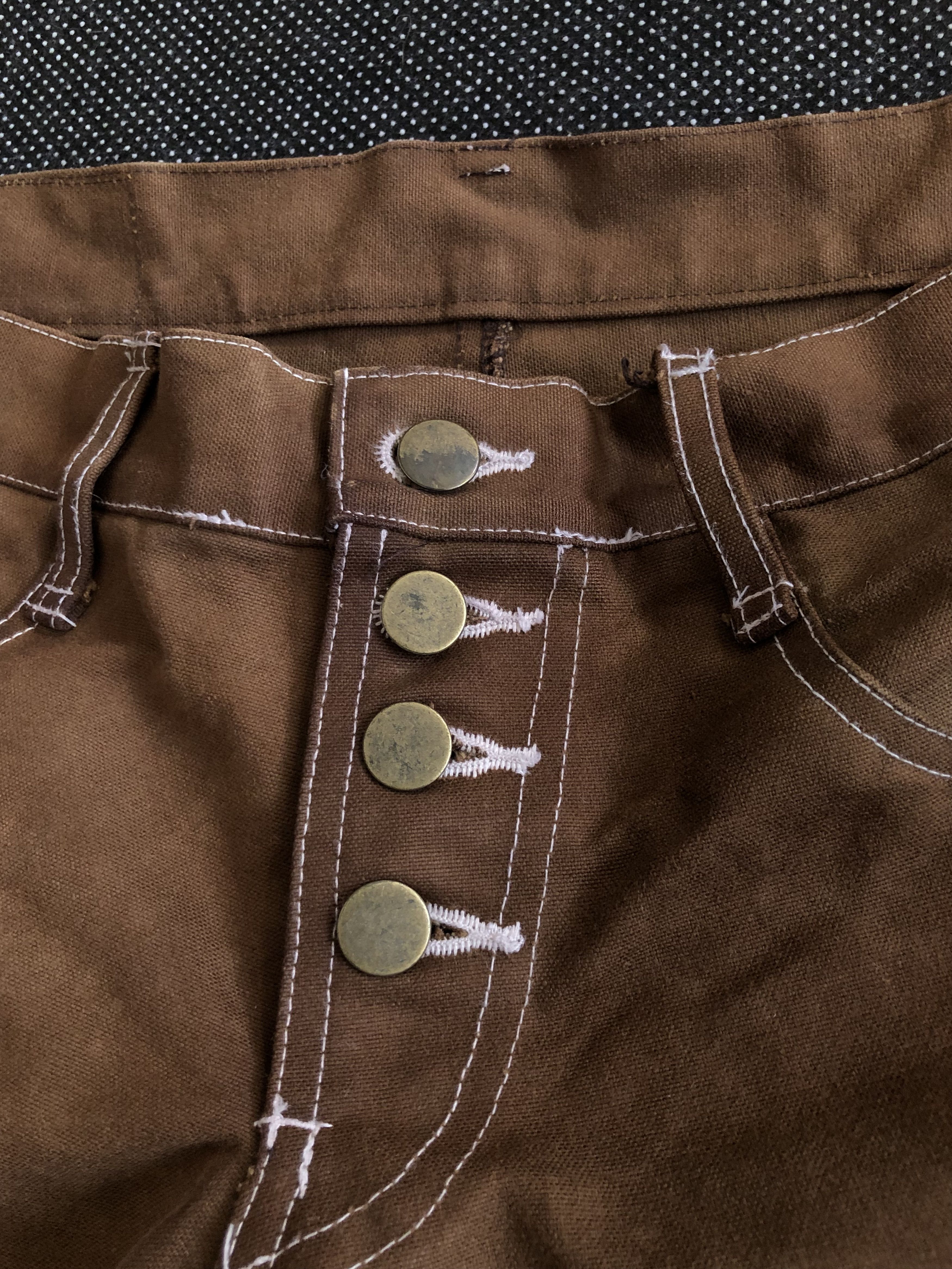 Christopher Nemeth RARE🔥VINTAGE 90’S HARD DUCK CANVAS 3/4 PANTS Size US 30 / EU 46 - 8 Thumbnail