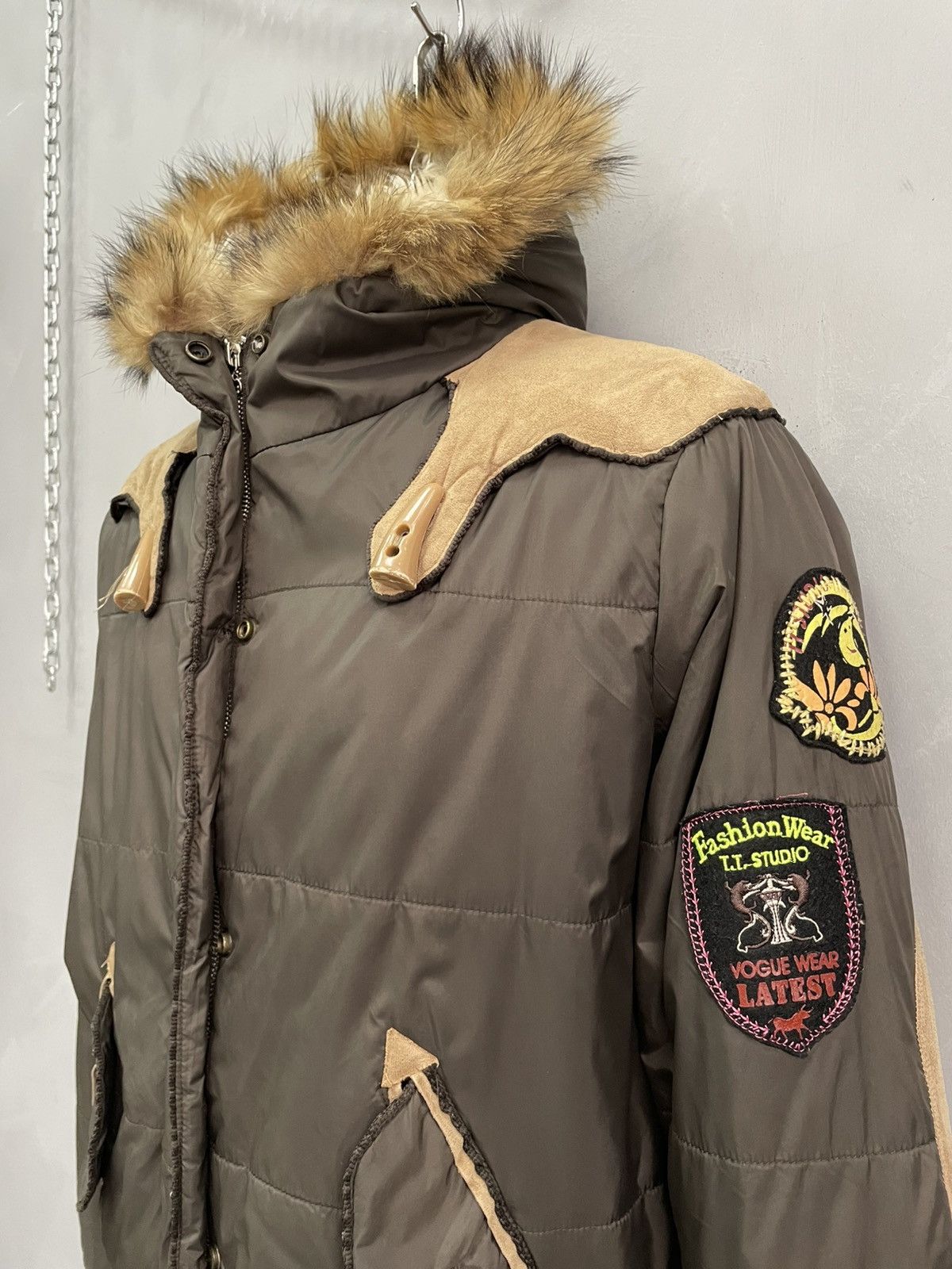 Hysteric Glamour Y2K fur hood japanese if six was nine style bomber jacket Size US M / EU 48-50 / 2 - 3 Thumbnail