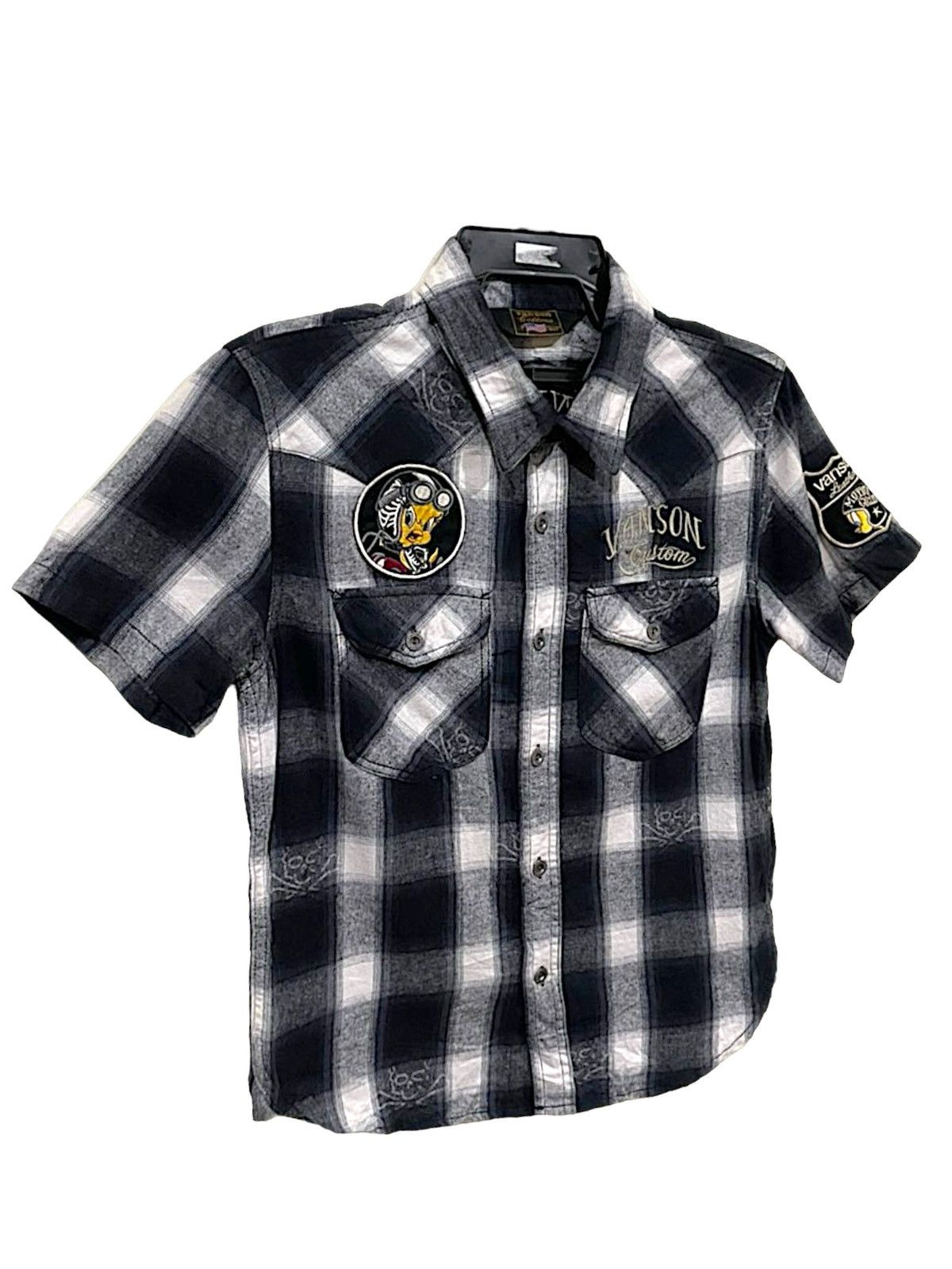 Sports Specialties × Vanson Leathers Vanson Leather & Tweety Collaboration Distressed Shirts Size US XS / EU 42 / 0 - 5 Thumbnail