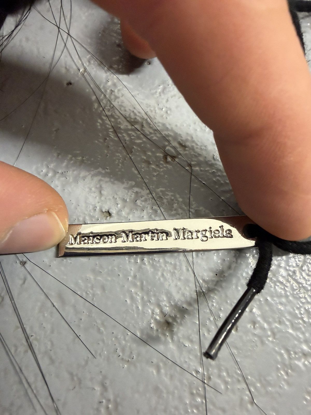 H&M × Maison Margiela Maison Margiela x H&M Re-Edition Black Hair Necklace Size ONE SIZE - 4 Thumbnail