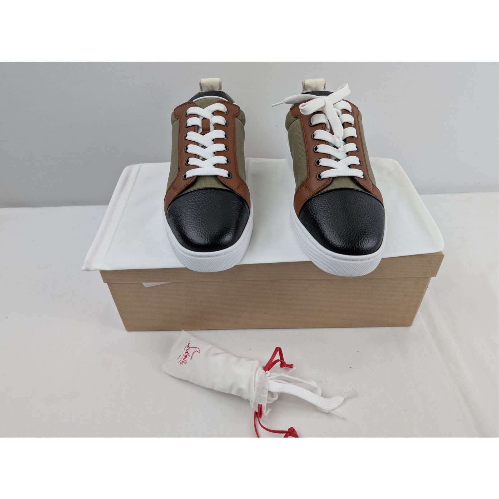 Christian Louboutin o1rshd1 Fun Louis Junior Flat Sneakers in Multicolor Size US 10 / EU 43 - 20 Thumbnail