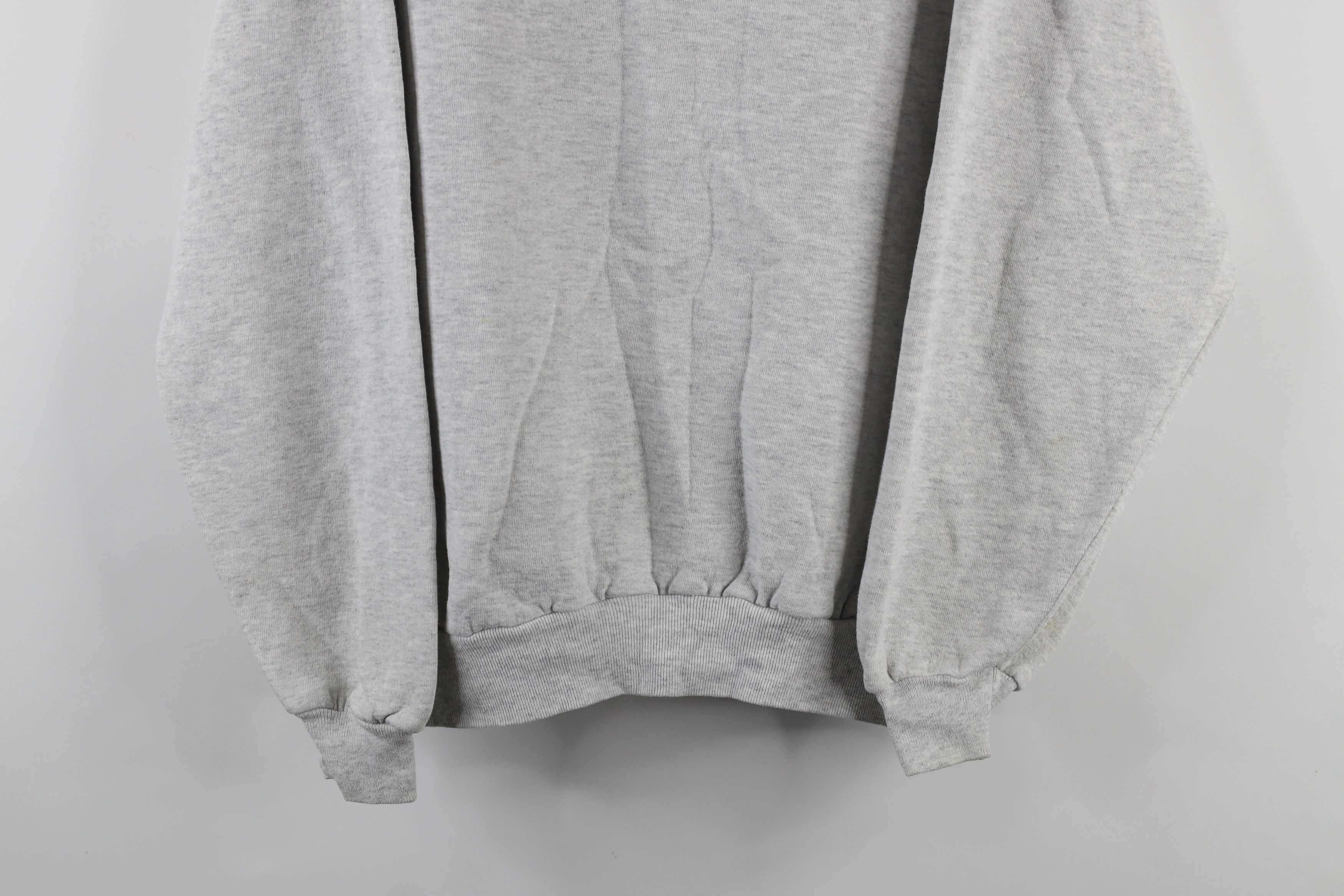 Vintage Vintage 90s Streetwear Crewneck Sweatshirt Heather Gray USA Size US XL / EU 56 / 4 - 3 Thumbnail