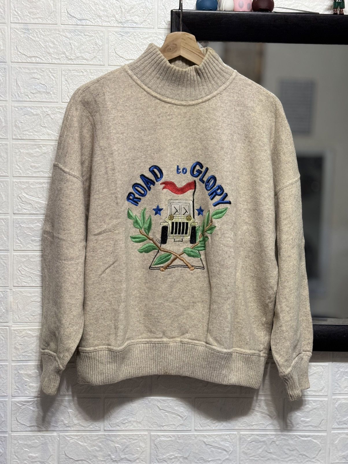 Jean Charles De Castelbajac Vintage 90s Jc De Castelbajac embroidery wool sweater Size US M / EU 48-50 / 2 - 1 Thumbnail