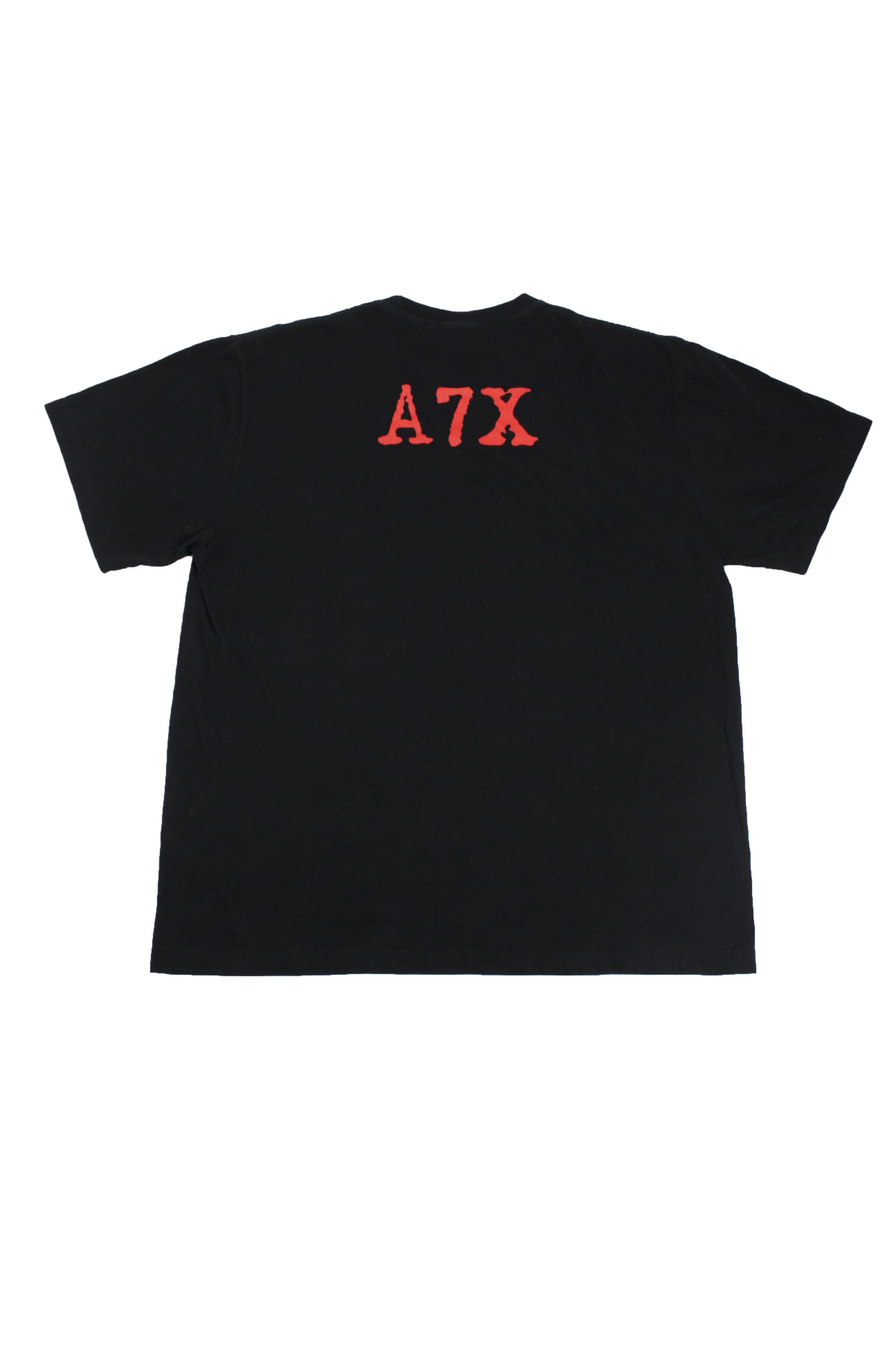 Band Tees × Vintage Avenged Sevenfold A7X Sheriff Demon Single Stitch T-Shirt Size US XL / EU 56 / 4 - 4 Thumbnail