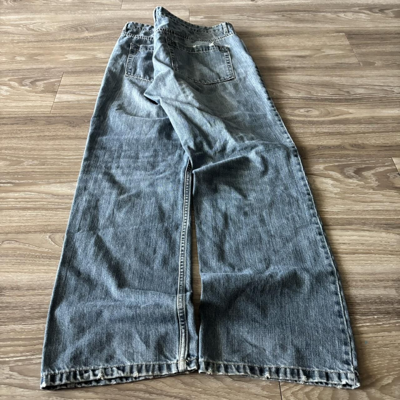 Vintage Crazy Vintage Y2K/2000s Grunge Dark Wash Denim Jeans! 38x32 Size US 38 / EU 54 - 4 Thumbnail