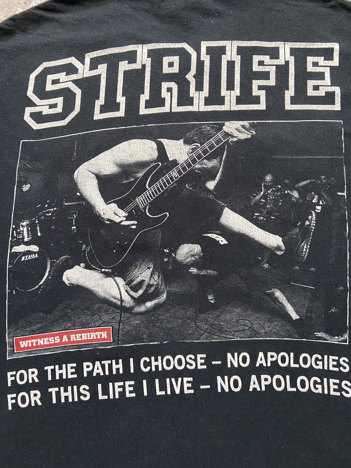 Vintage Vintage 00s Strife hardcore band “Sick Of It All” t shirt Size US XL / EU 56 / 4 - 3 Thumbnail