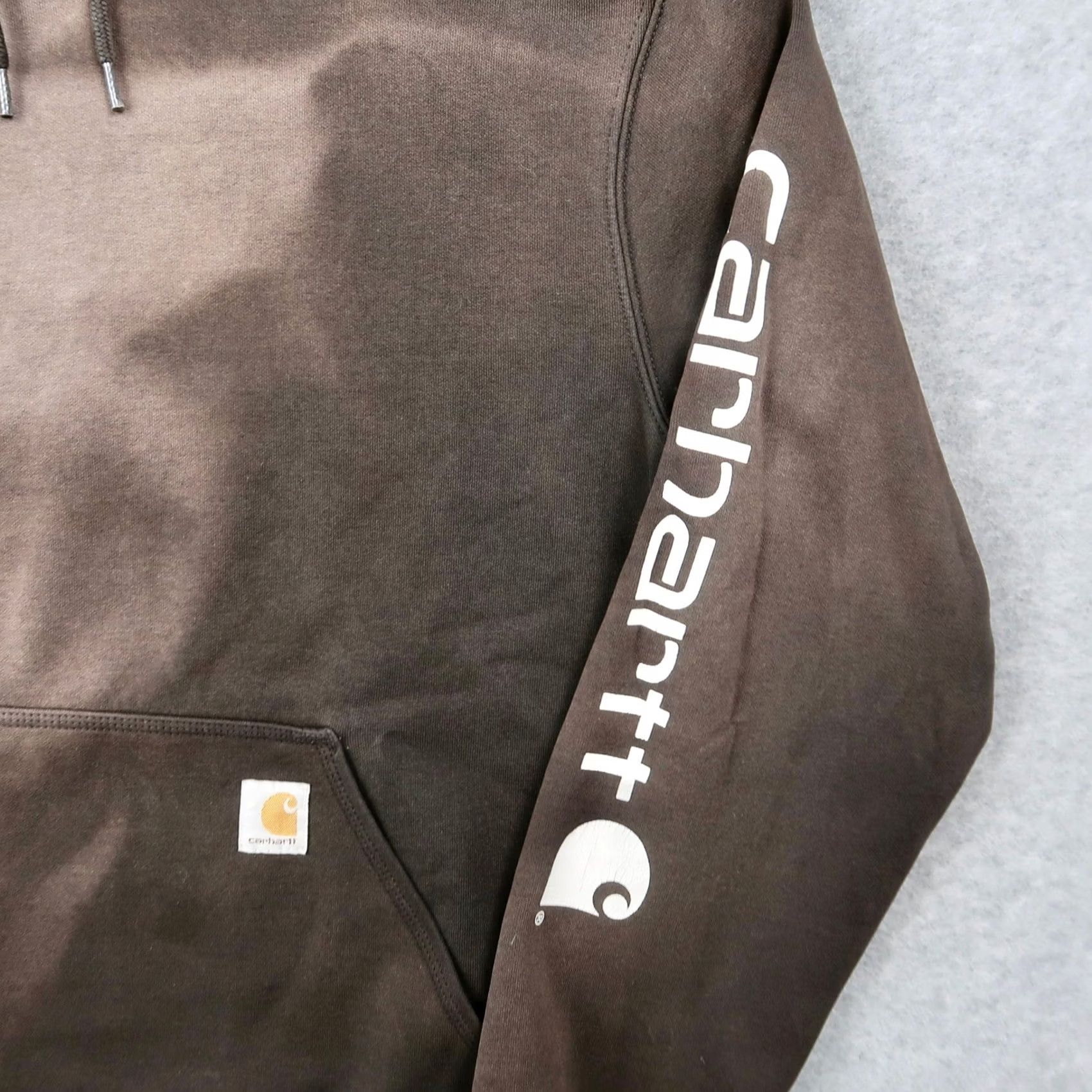 Carhartt Carhartt Hoodie Mens Loose Fit Sun Faded Black Graphic Logo Sleeve M Medium Size US M / EU 48-50 / 2 - 4 Thumbnail