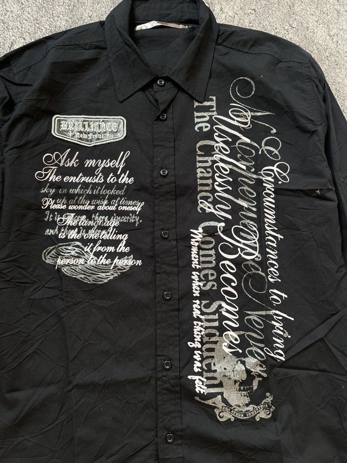 Japanese Brand Y2K Euroyal ifsixwasnine style shirt Size US L / EU 52-54 / 3 - 3 Thumbnail