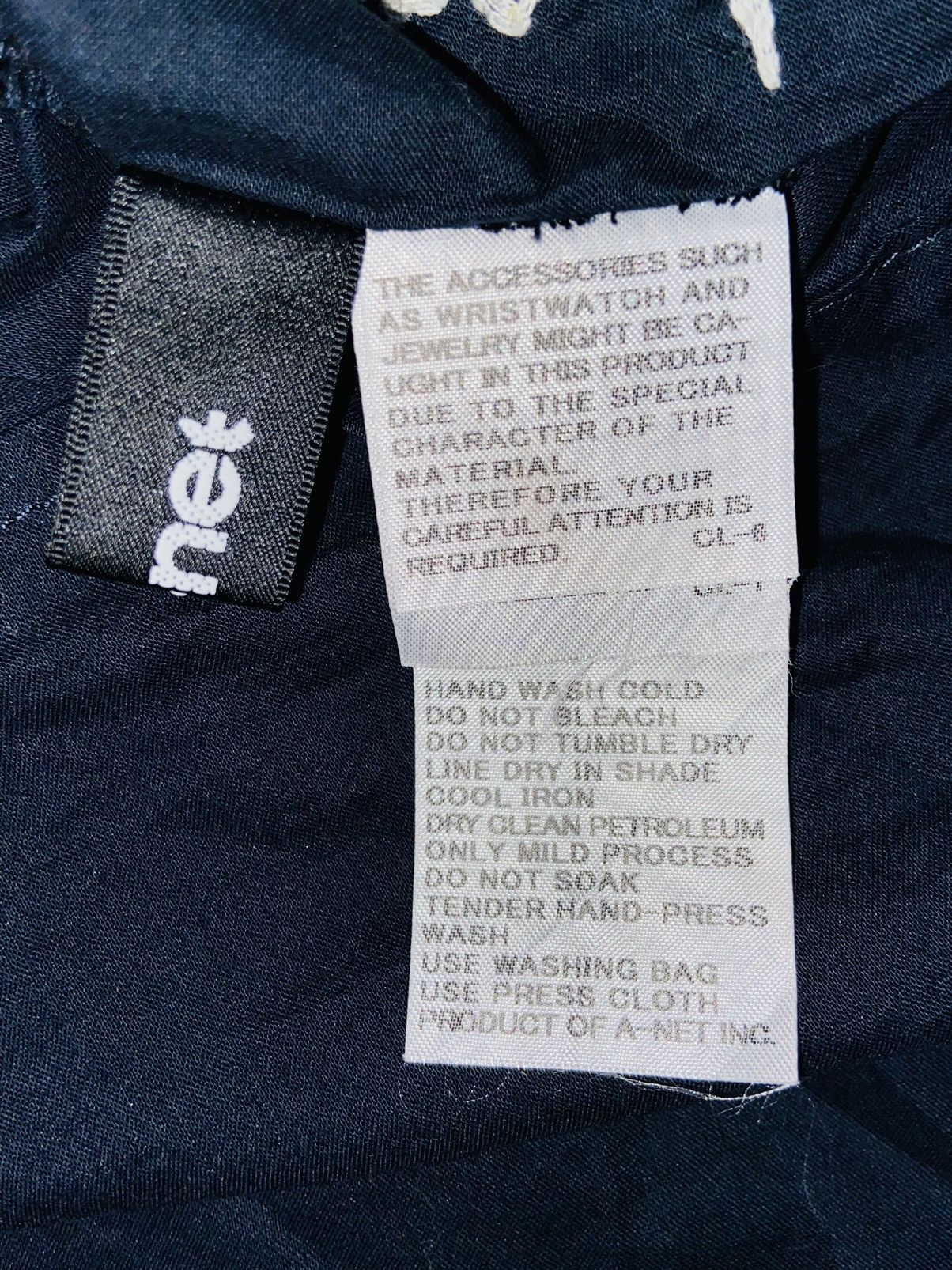 Issey Miyake × Ne-Net Ne-Net Navy Shirt Animal and Flower motif Size 52L - 11 Thumbnail