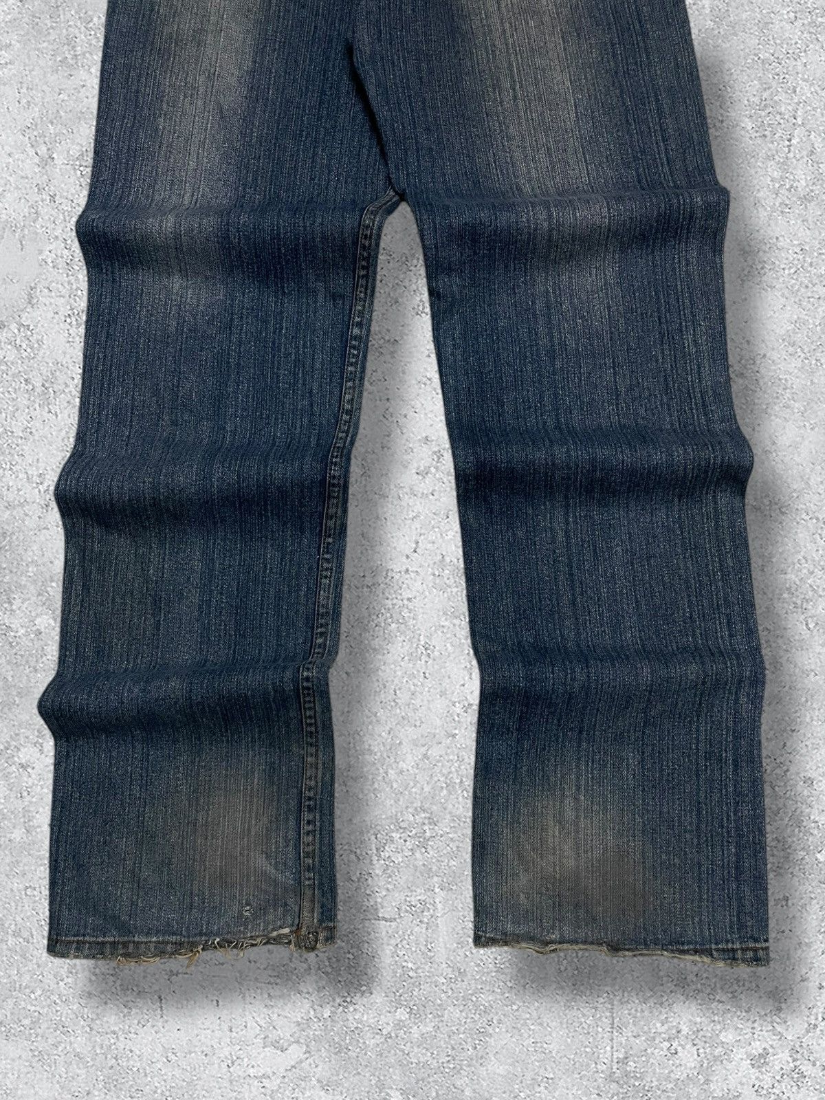 Japanese Brand Vintage Japan Designer 90’s Nylaus Grunge Patchwork Denim Size US 34 / EU 50 - 11 Thumbnail