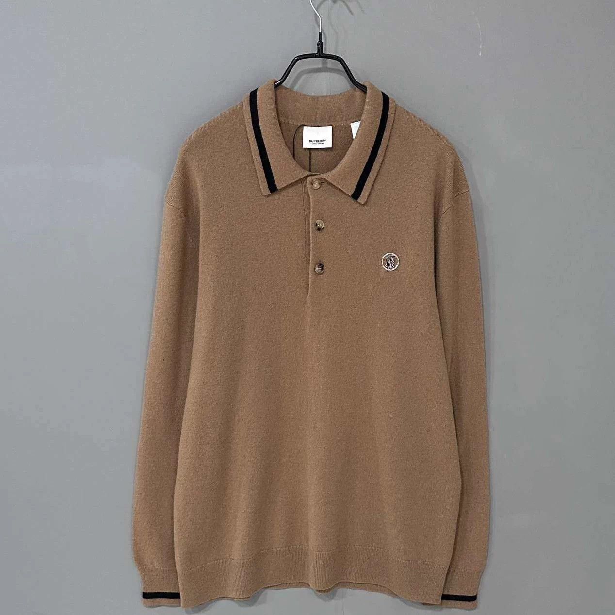 Burberry BURBERRY camel cashmere knit sweater L Size US L / EU 52-54 / 3 - 1 Thumbnail