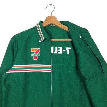 Japanese Brand 🔥Vintage Work Jacket 7-Eleven Big Logo Spell Out Size US M / EU 48-50 / 2 - 12 Thumbnail