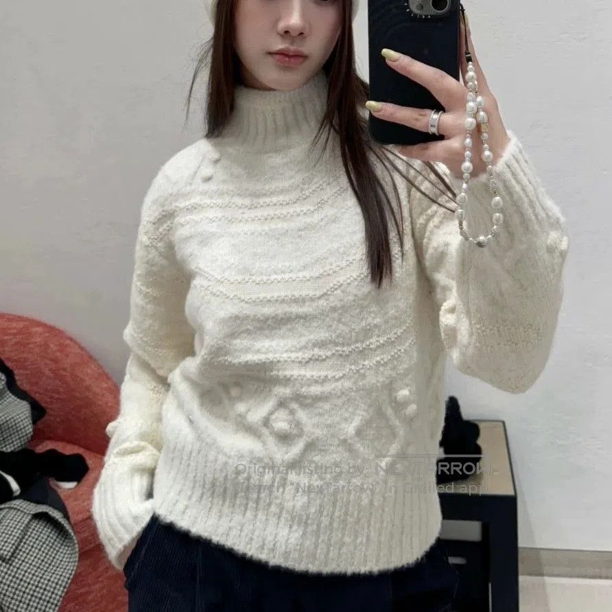 Chanel Chanel Ski Series High-Neck Wool Sweater. Size XS / US 0-2 / IT 36-38 - 8 Thumbnail