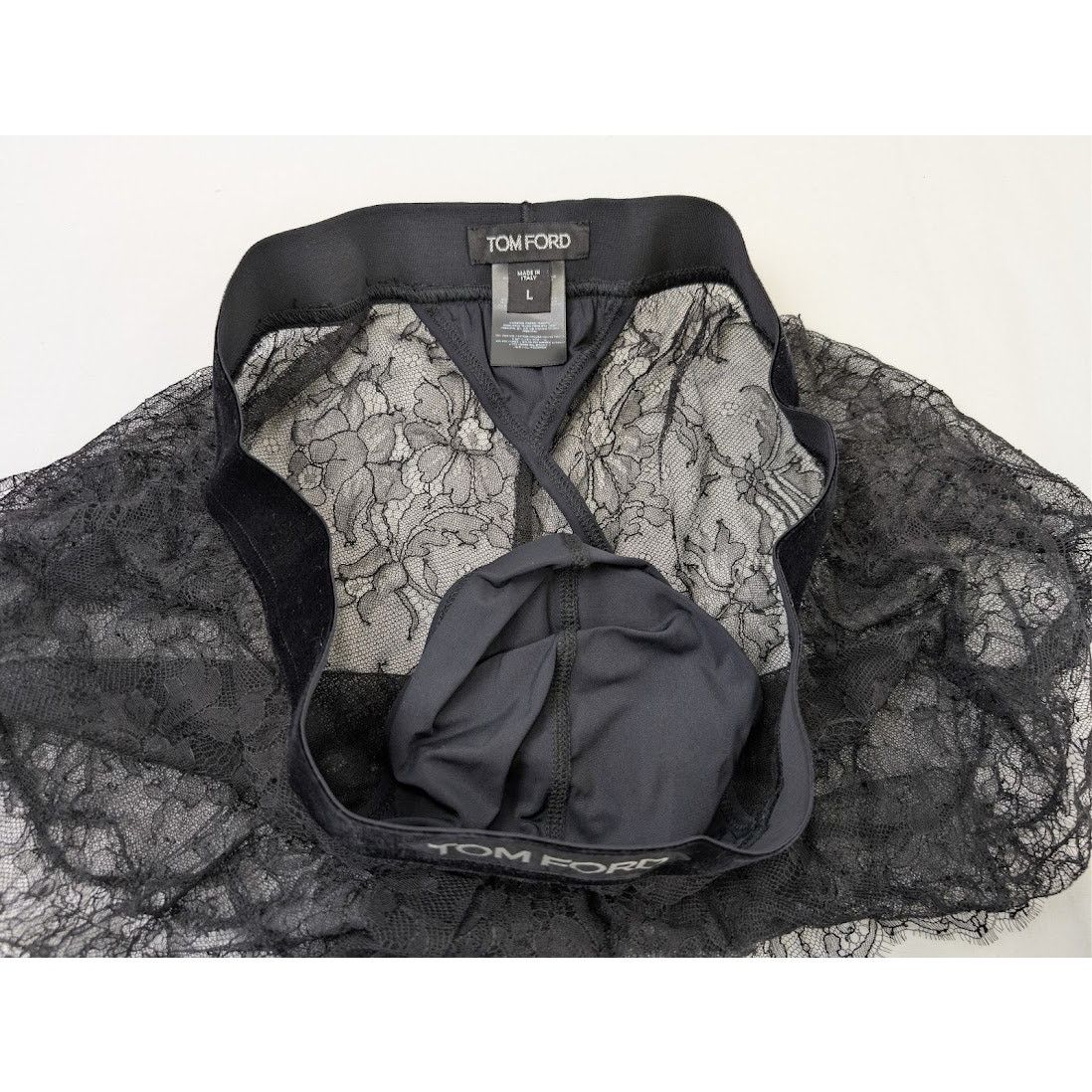 Tom Ford o1rshd1 Size: L / Lace Boxer Short in Black Size US 34 / EU 50 - 10 Thumbnail