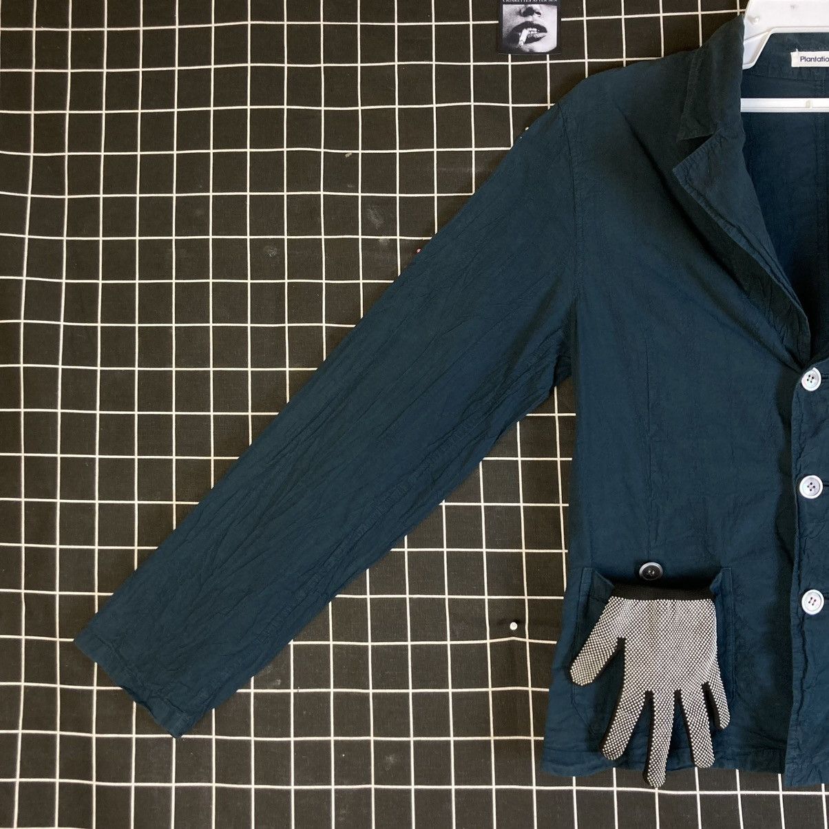 Issey Miyake 🇯🇵 PLANTATION by ISSEY MIYAKE BUTTON UP LINEN JACKET Size M / US 6-8 / IT 42-44 - 4 Thumbnail