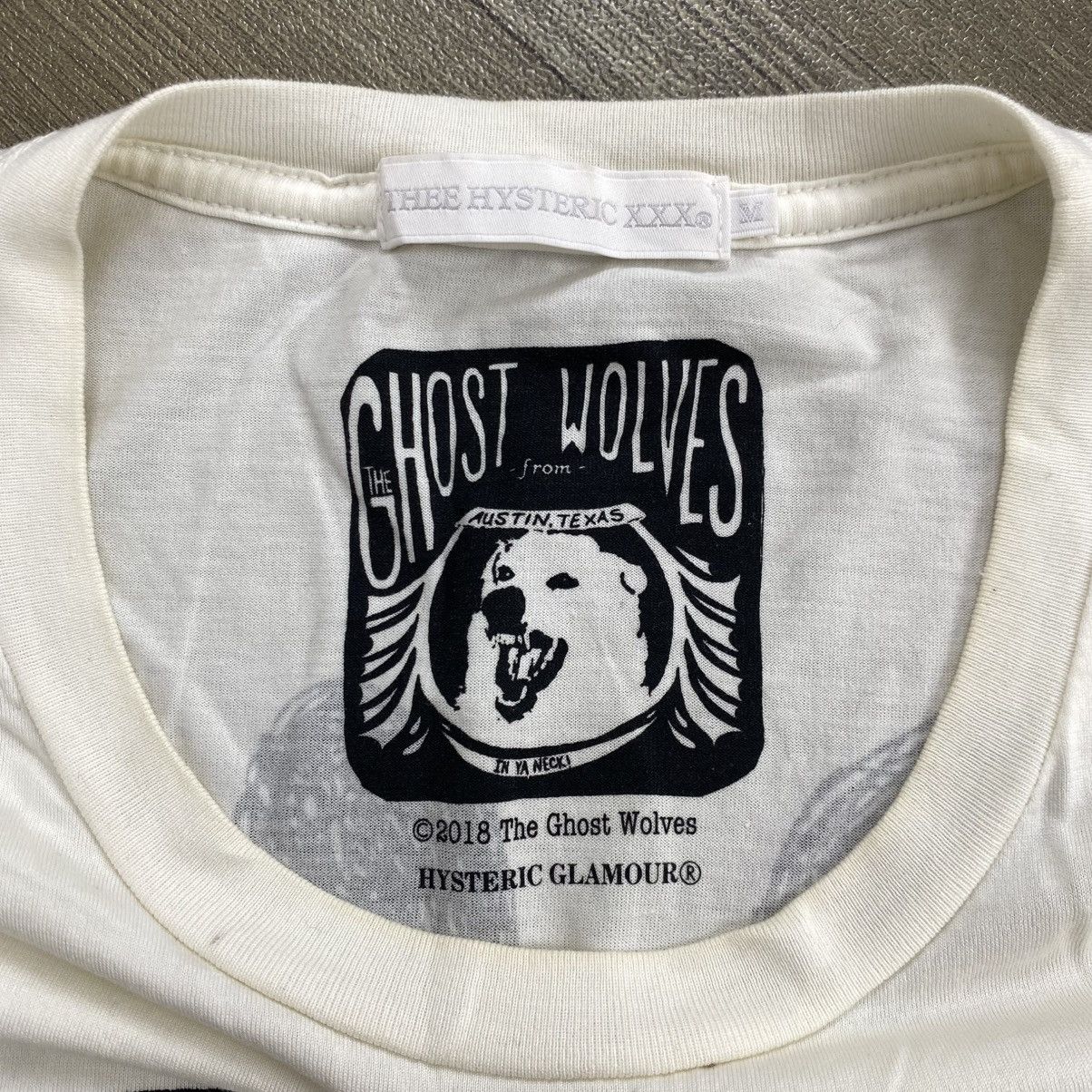 Hysteric Glamour 2018s Hysteric Glamour x The Ghost Wolves Japanese Tee Size US L / EU 52-54 / 3 - 7 Thumbnail