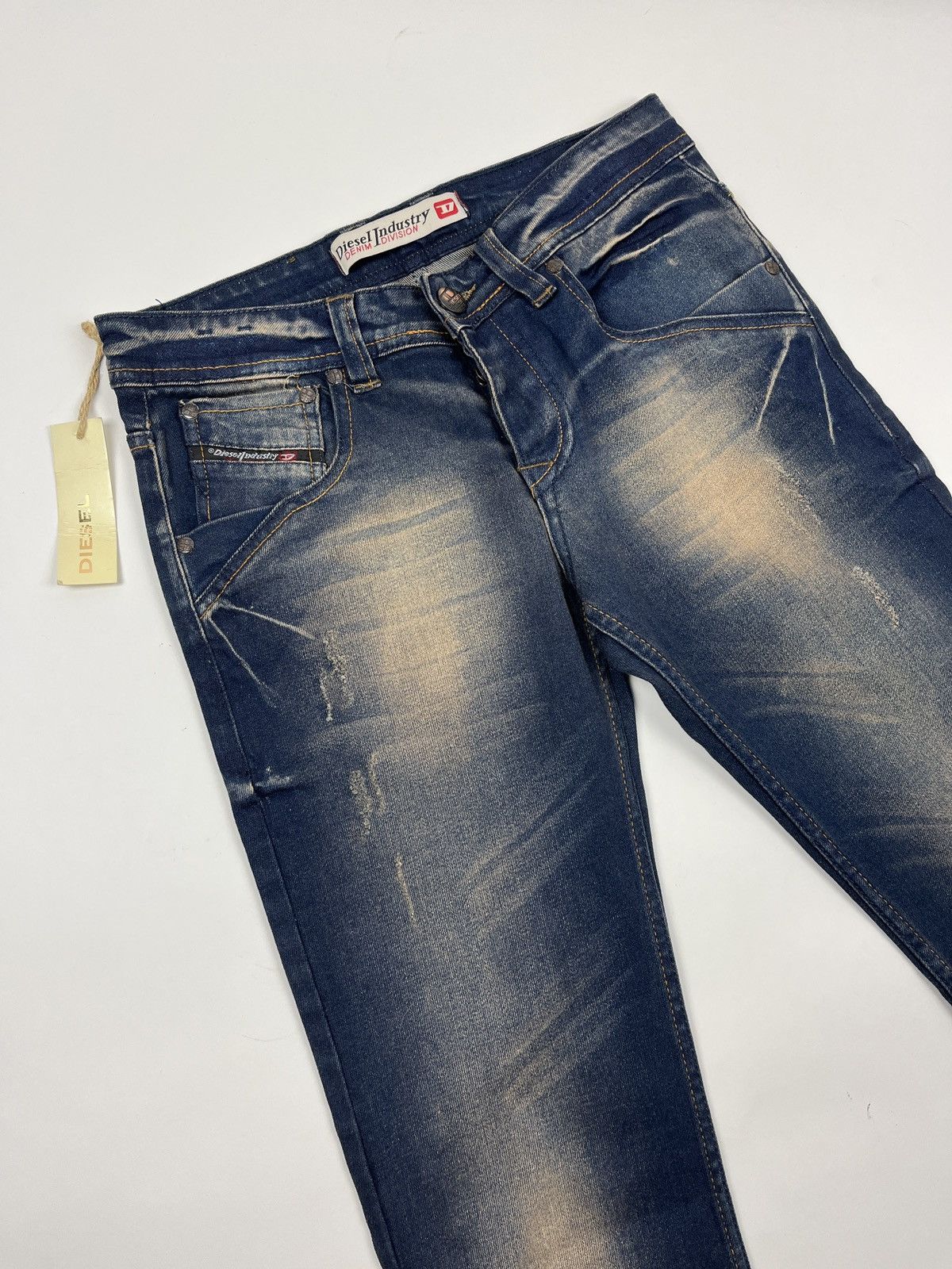 Diesel × Vintage Vintage🔥Diesel Distressed Faded Denim Jeans Size 30" / US 8 / IT 44 - 3 Thumbnail