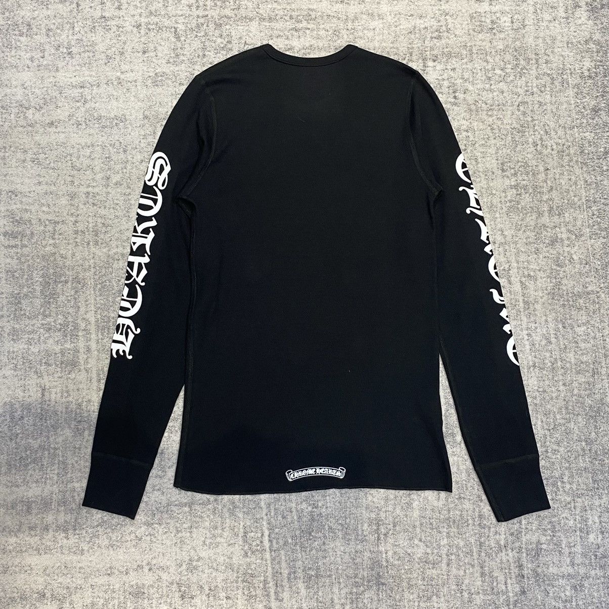 Chrome Hearts Chrome Hearts Scroll Thermal long t-shirt black Size M / US 6-8 / IT 42-44 - 2 Thumbnail
