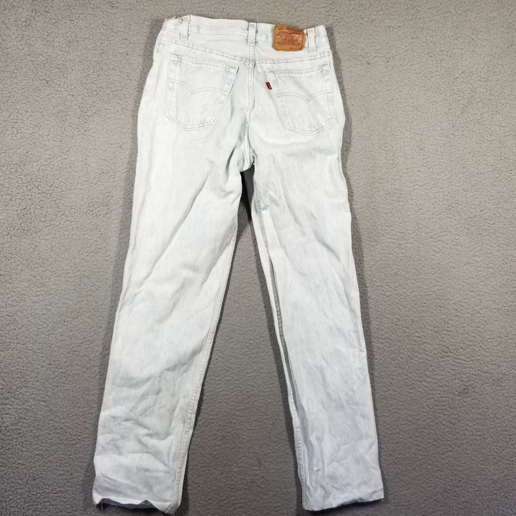 Levi's VINTAGE Levi's 701 Student Jeans 28x32 Button Fly Light Acid Wash Classic Straight Mid Rise Made in USA Mens Size US 28 / EU 44 - 2 Thumbnail