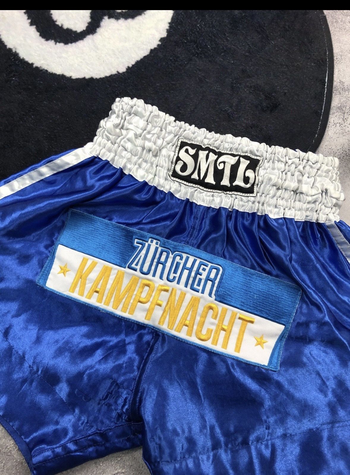Other MUAI TAI Vintage Big Logo Hype Boxing Sportswear Shorts Size US 33 - 5 Thumbnail