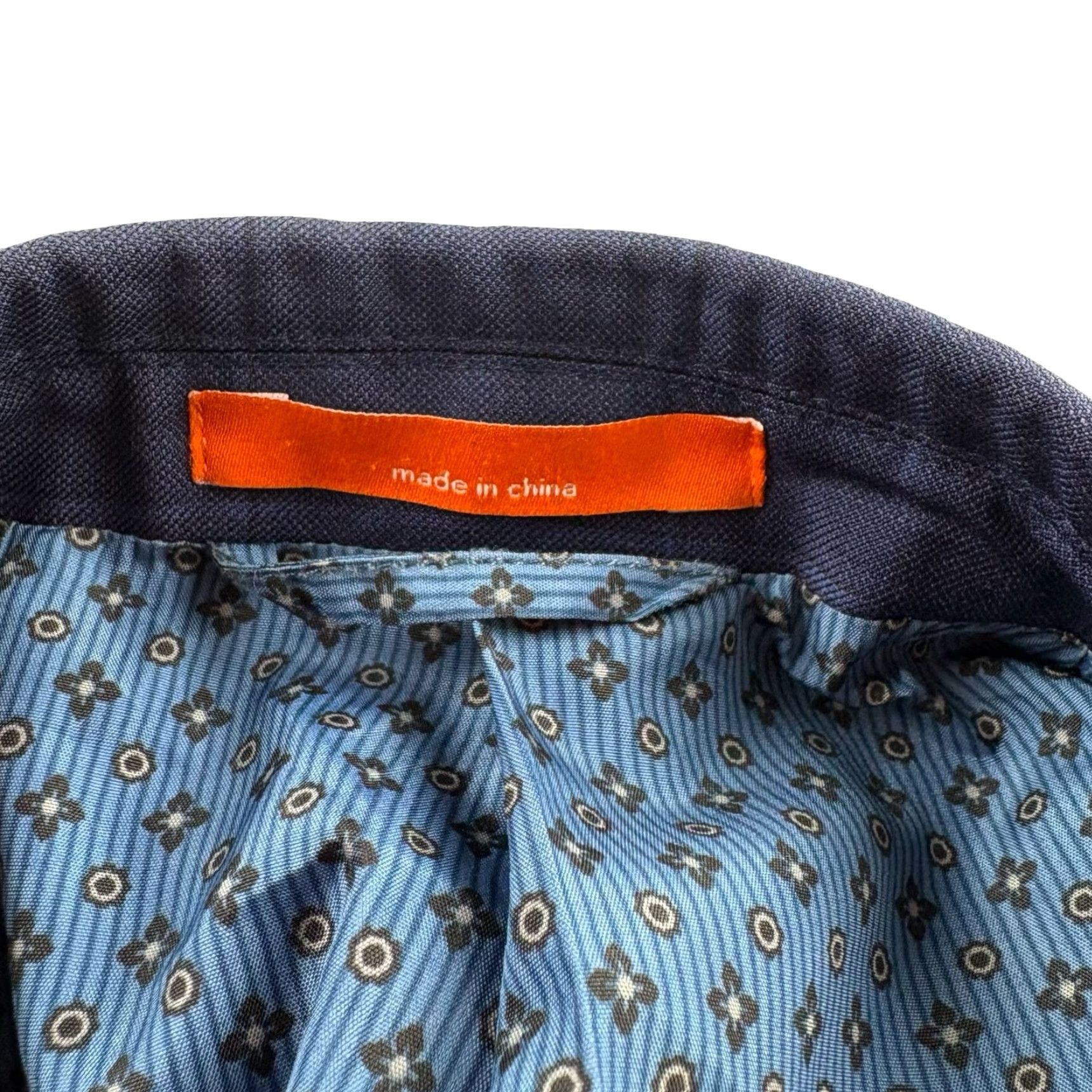 VINTAGE? (No) Tallia Blazer Jacket Blue Plaid Wool 38R Men’s Two-Button Double-Vented Notch Lapel Regular Fit