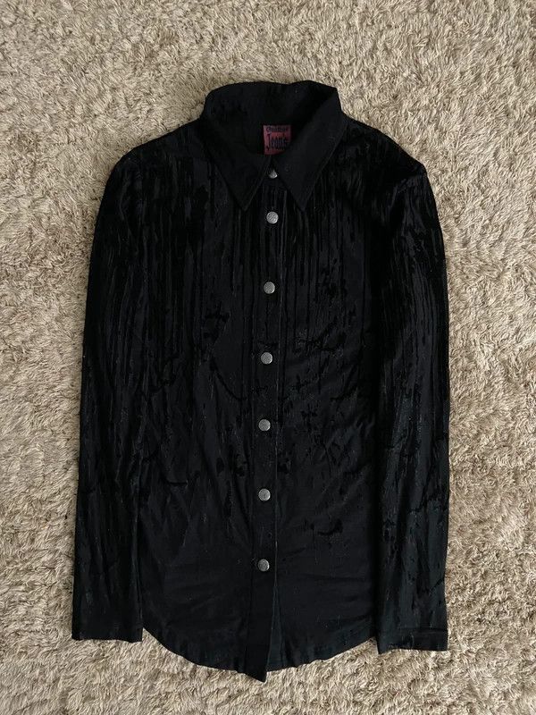 Jean Paul Gaultier AW98 jean paul gaultier velvet blood drip shirt Size US S / EU 44-46 / 1 - 1 Thumbnail