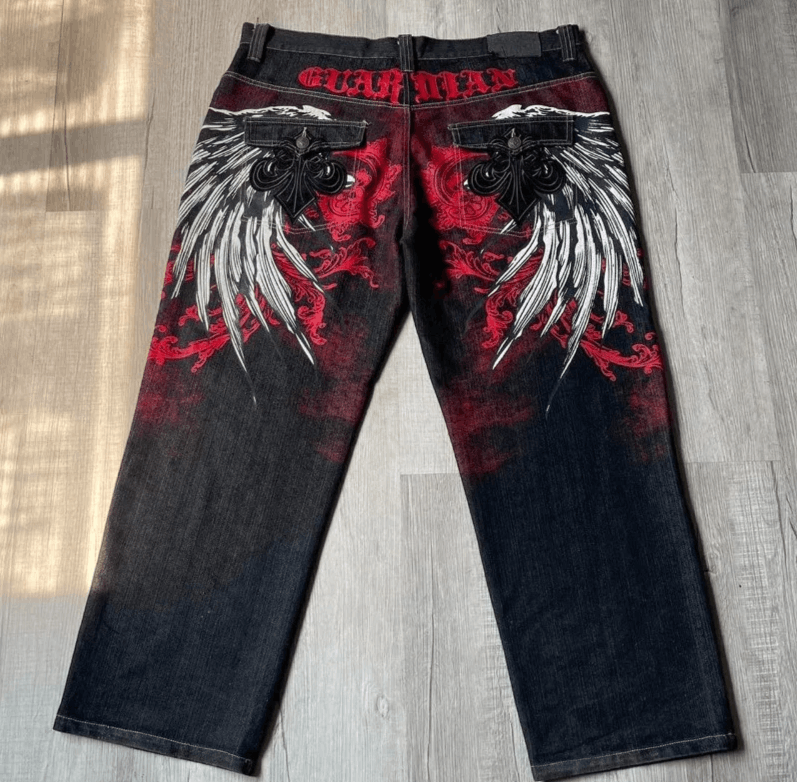 Japanese Brand Street Fashion Trend Jeans Size US 36 / EU 52 - 4 Thumbnail