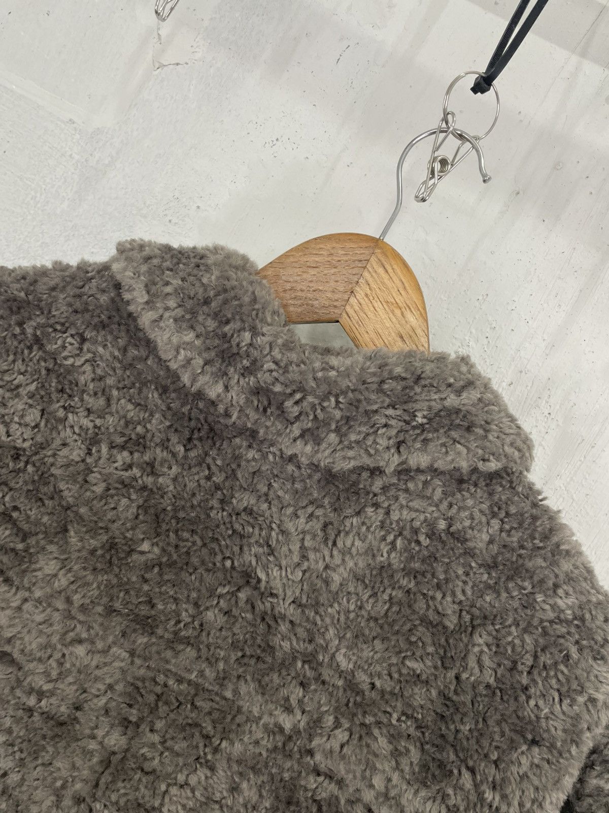 Japanese Brand Cohina Crop Jacket Fur Winter Sherpa Size US M / EU 48-50 / 2 - 8 Thumbnail