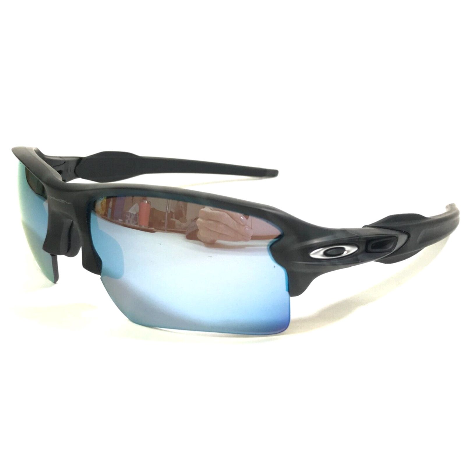 image of Oakley Sunglasses Oo9188-6359 Flak 2.0 Matte Black Frames Prizm Deep Water Lens in White, Men's