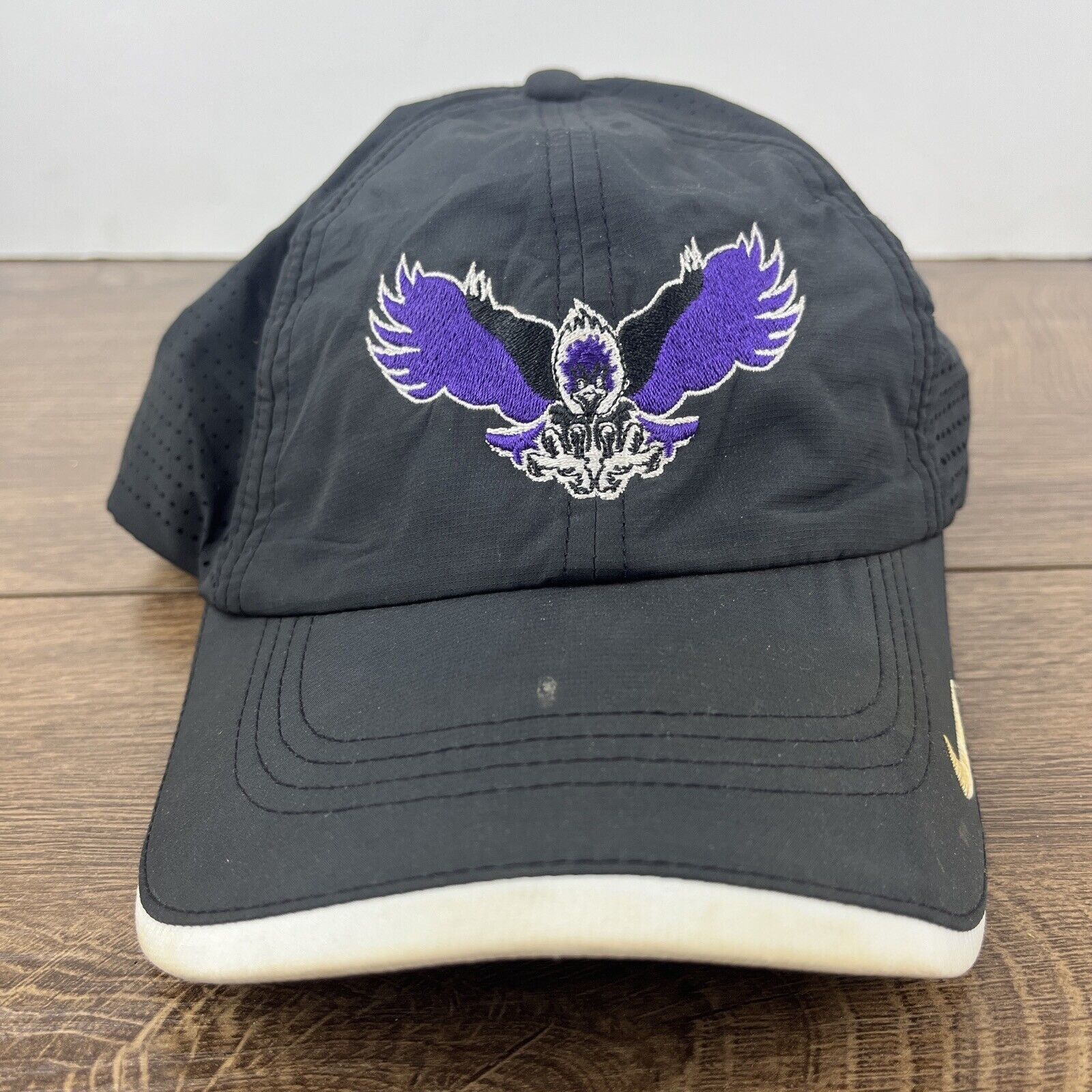 Nike Ravens Nike Hat Black Hat Adjustable Adult Size Black Hat Ca Size ONE SIZE - 5 Thumbnail