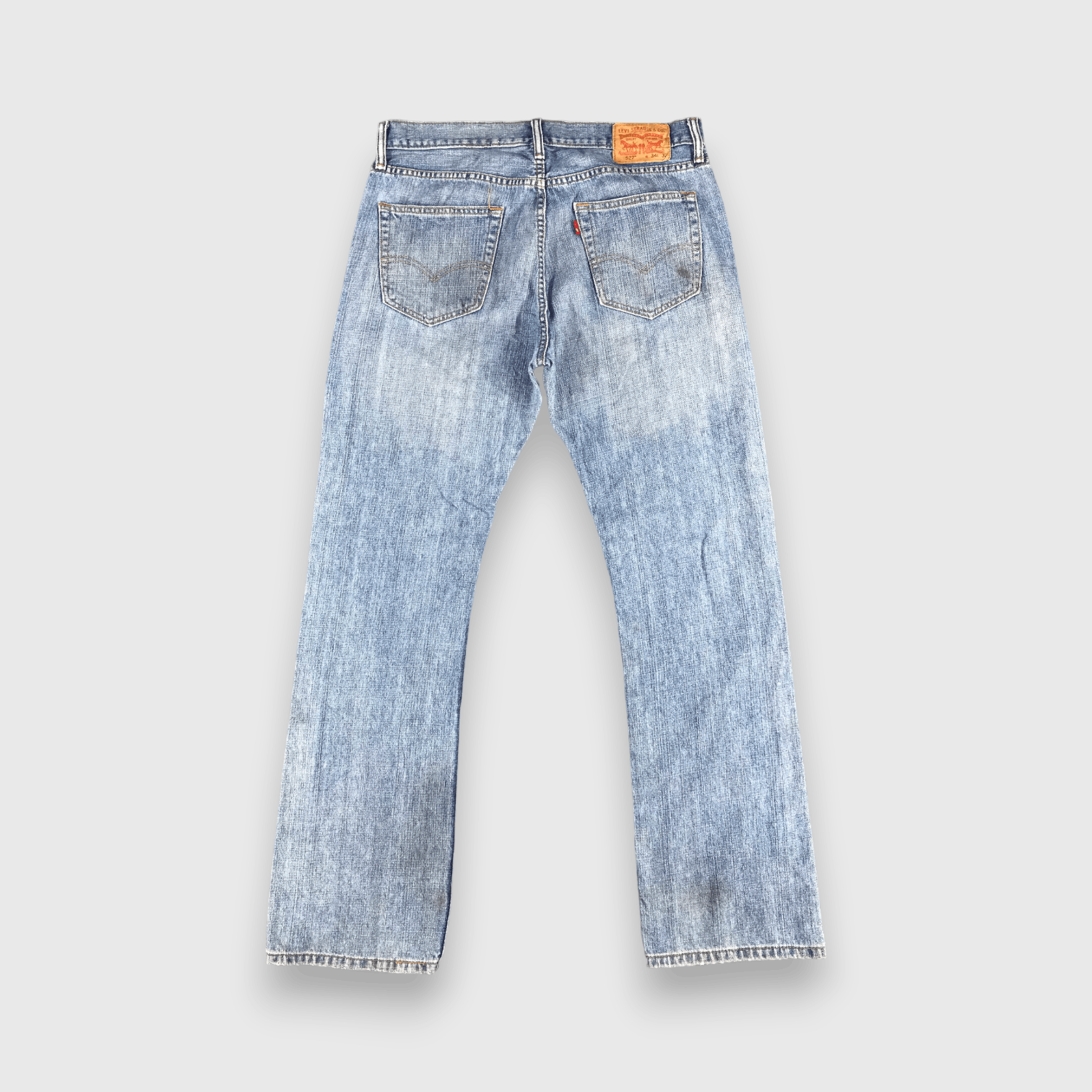 Levi's Vintage Light Wash Levis 527 Jeans-J1672 Size US 35 - 2 Thumbnail