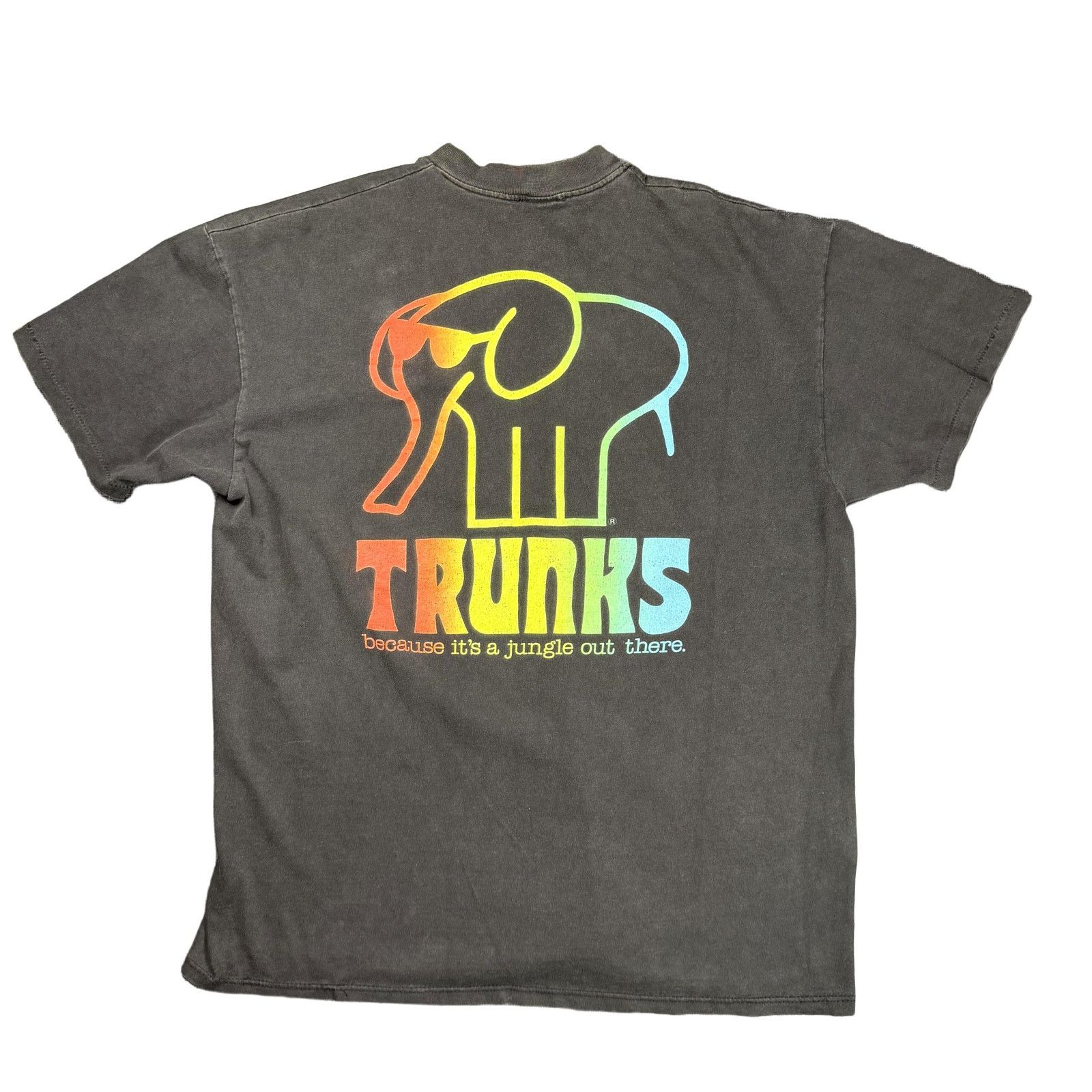 Vintage Vintage 90s Single Stitch Trunks Elephant Graphic Tee Size US XL / EU 56 / 4 - 2 Thumbnail