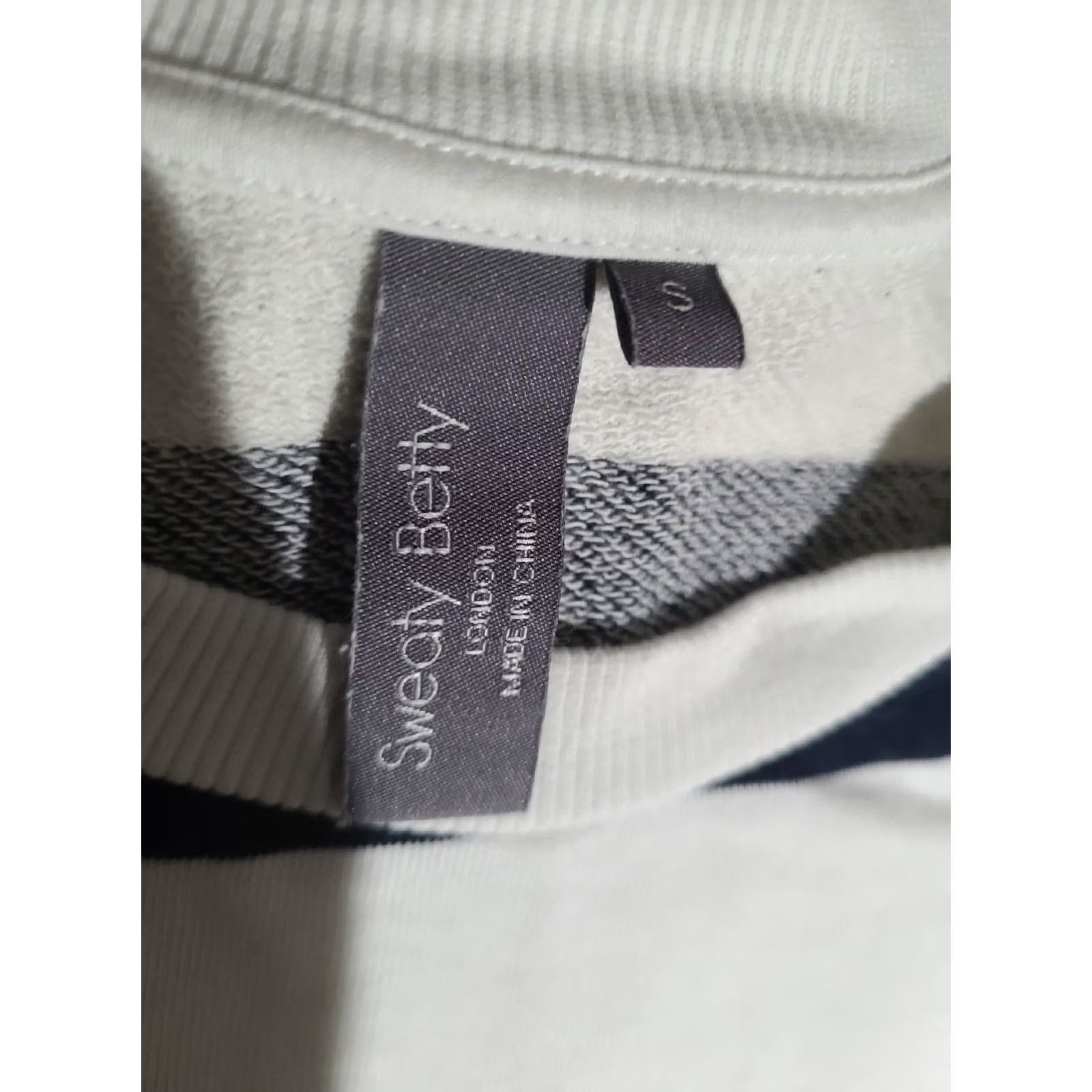 Sweaty Betty Sweaty Betty Dress Womens Small Blue White Cotton Essential Striped Pocket Size S / US 4 / IT 40 - 7 Thumbnail