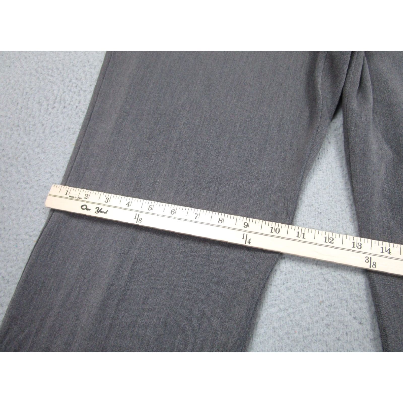 Gloria Vanderbilt Gloria Vanderbilt Dress Pants Womens 18 Gray Stretch Slimming Tummy Panels Dress Pants Womens Gray Heather 18 Slacks Size 40" / US 18 - 4 Thumbnail