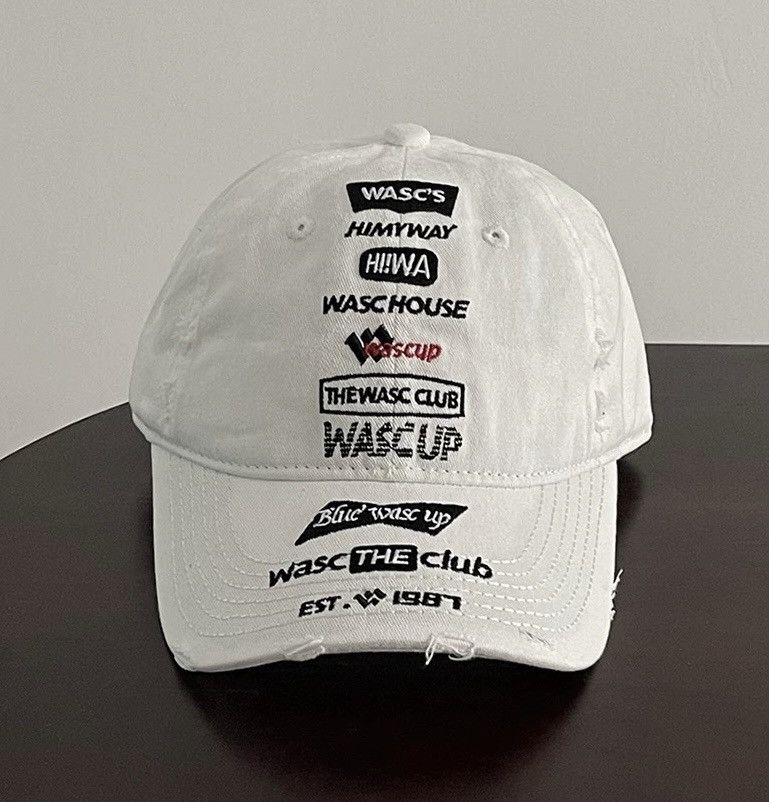 Japanese Brand Retro punk y2k embroidered distressed raw ball cap hat Size ONE SIZE - 1 Thumbnail