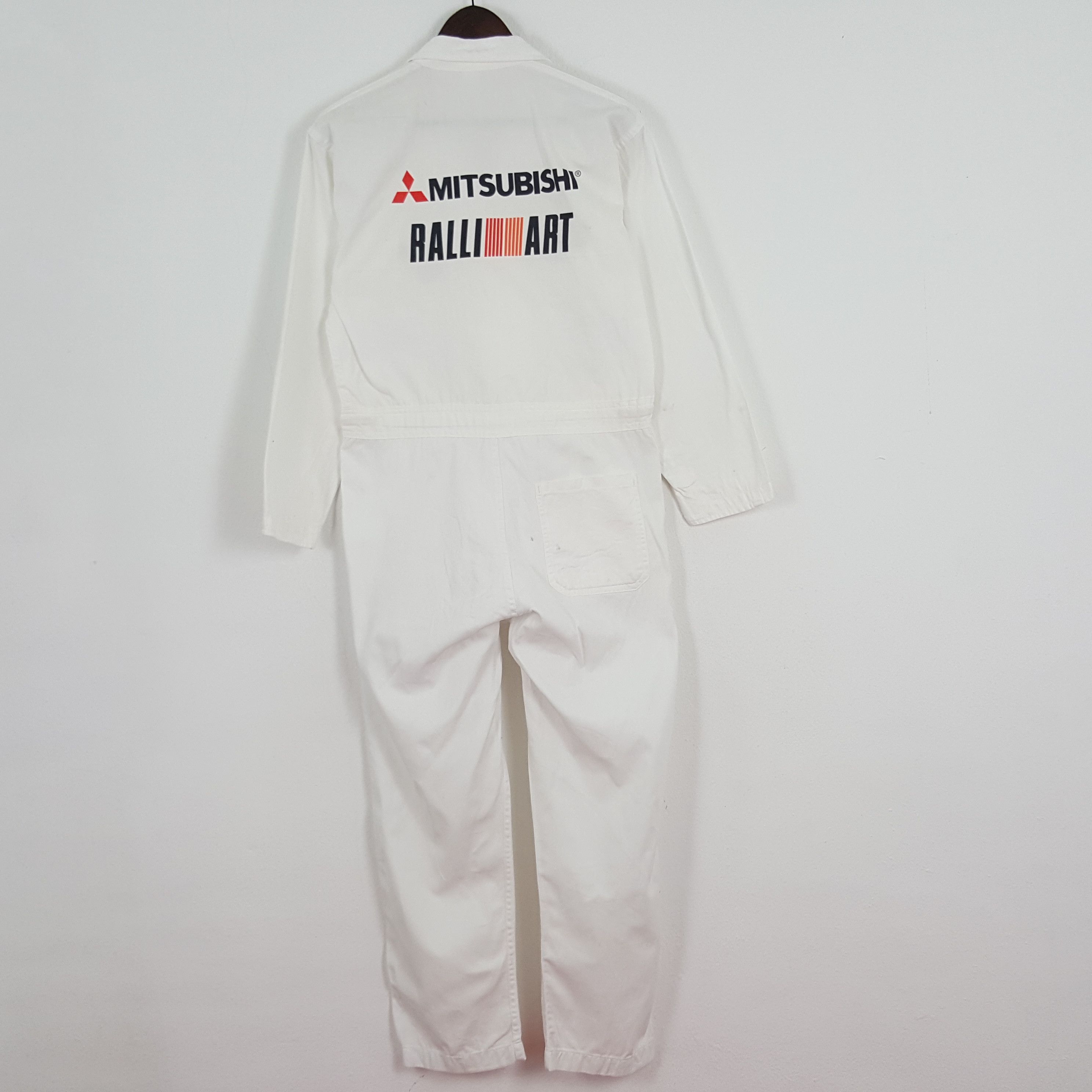 Japanese Brand × Sports Specialties × Vintage Vintage Mitsubishi Ralli Art Custom Sport Coverall Jacket Size US M / EU 48-50 / 2 - 1 Thumbnail