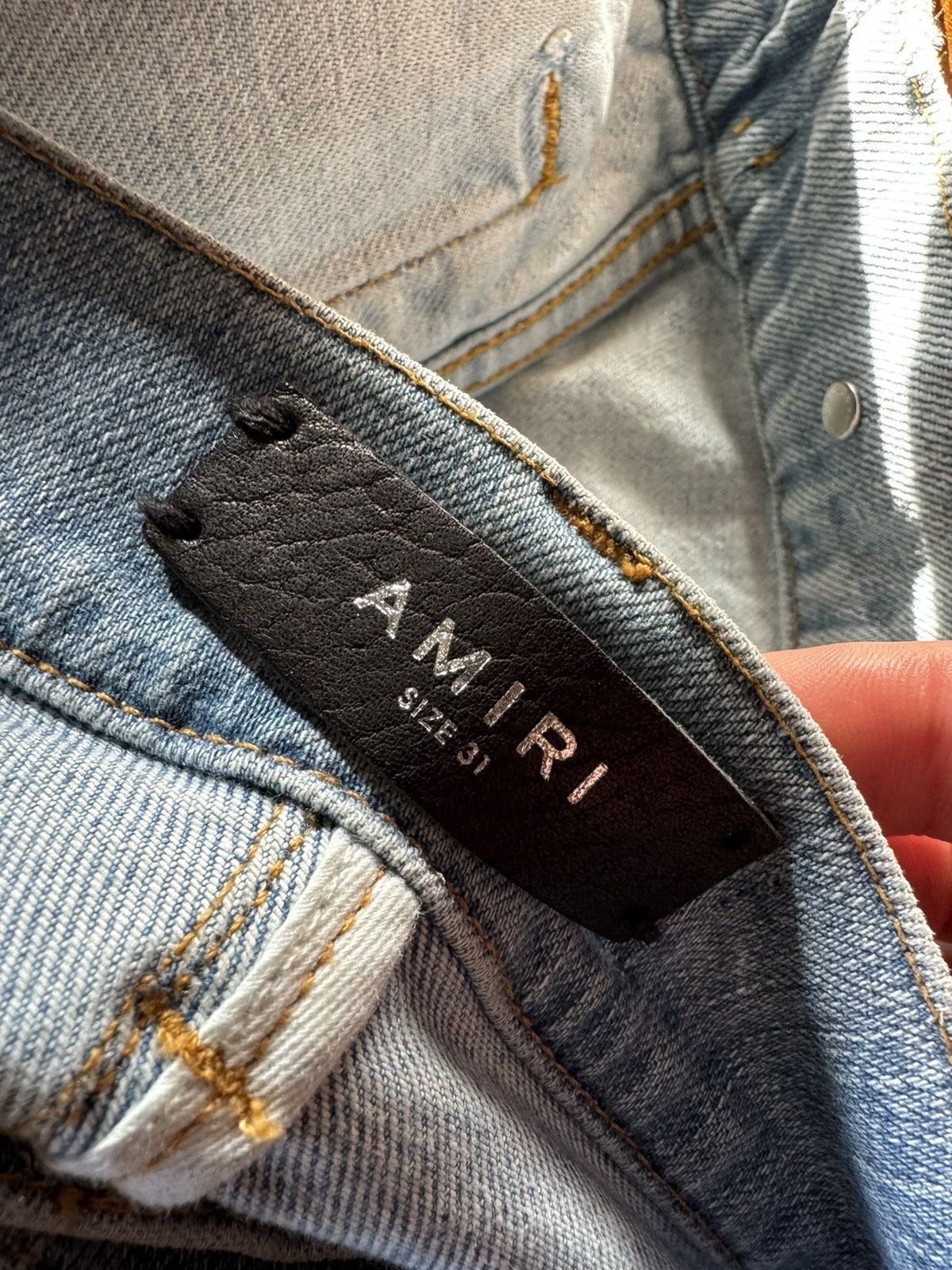Amiri Amiri Zig Zag jeans 31 Size US 31 - 6 Thumbnail