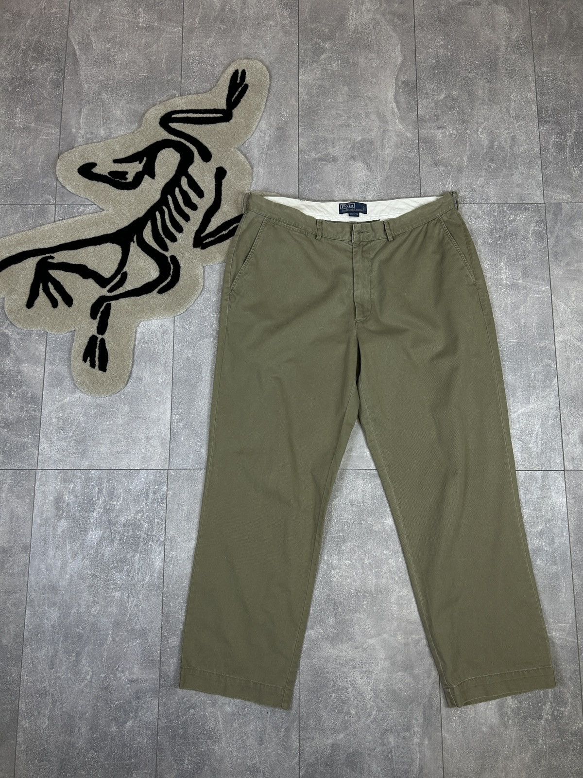 Polo Ralph Lauren × Vintage Mens Vintage Polo Ralph Lauren Trousers baggy pants y2k rare Size US 38 / EU 54 - 1 Thumbnail