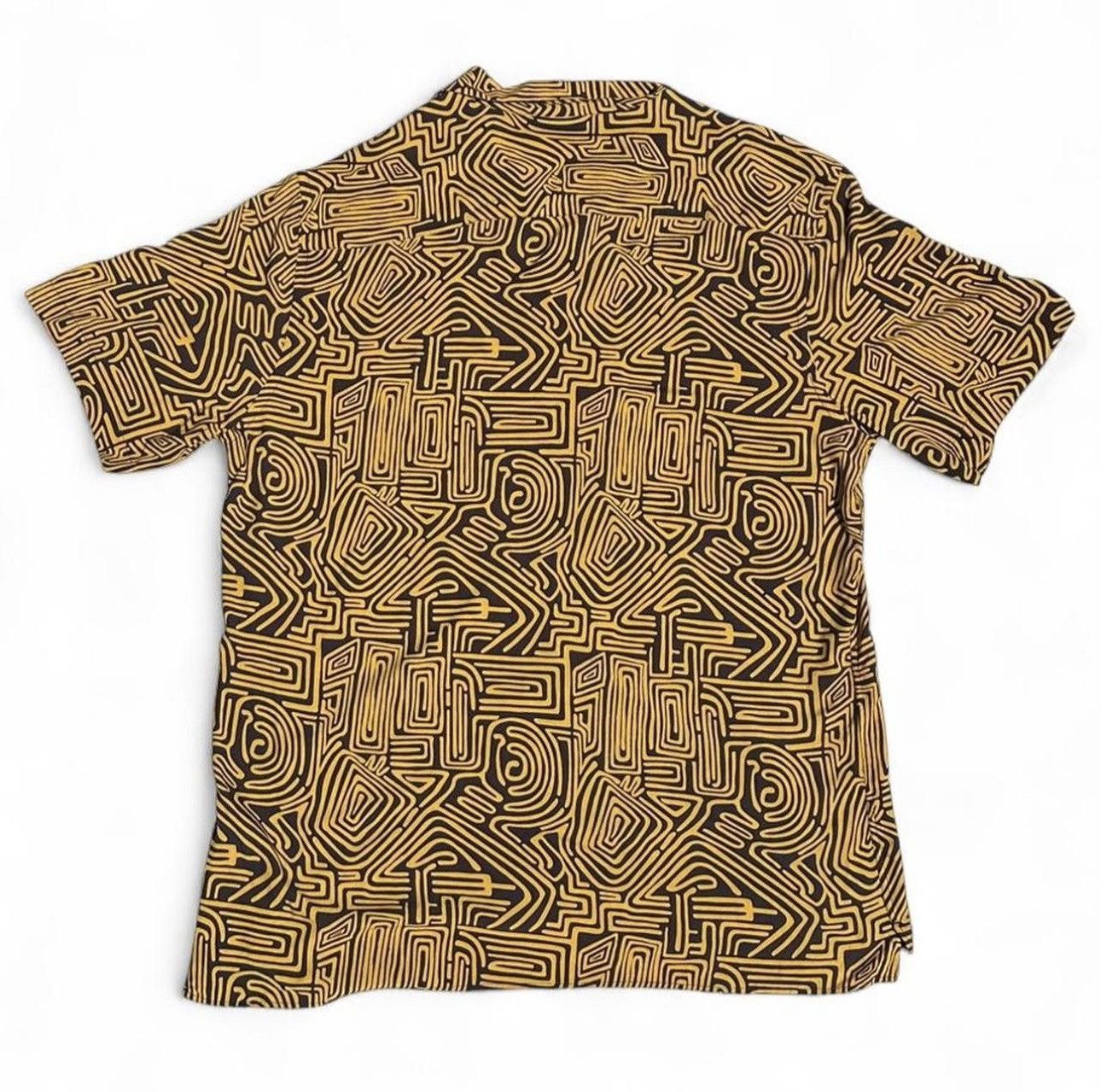 OAS OAS Sweden Tawny Golconda Viscose Resort Abstract Labyrinth Size US XXL / EU 58 / 5 - 2 Thumbnail