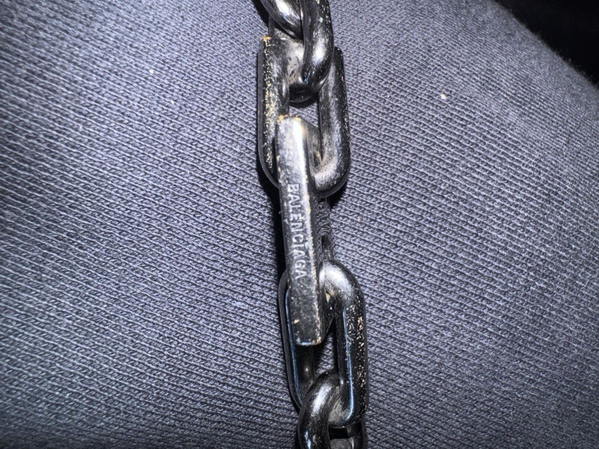Balenciaga Balenciaga Silver Klub Wallet Chain Size ONE SIZE - 5 Thumbnail